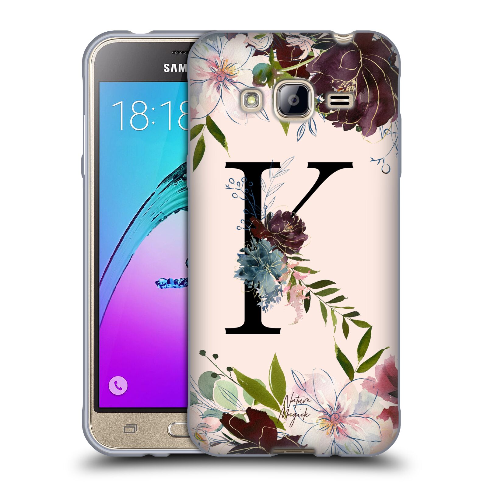 NATURE MAGICK ROSE GOLD FLOWERS MONOGRAM 1 SOFT GEL CASE FOR SAMSUNG PHONES 3 - Picture 18 of 20