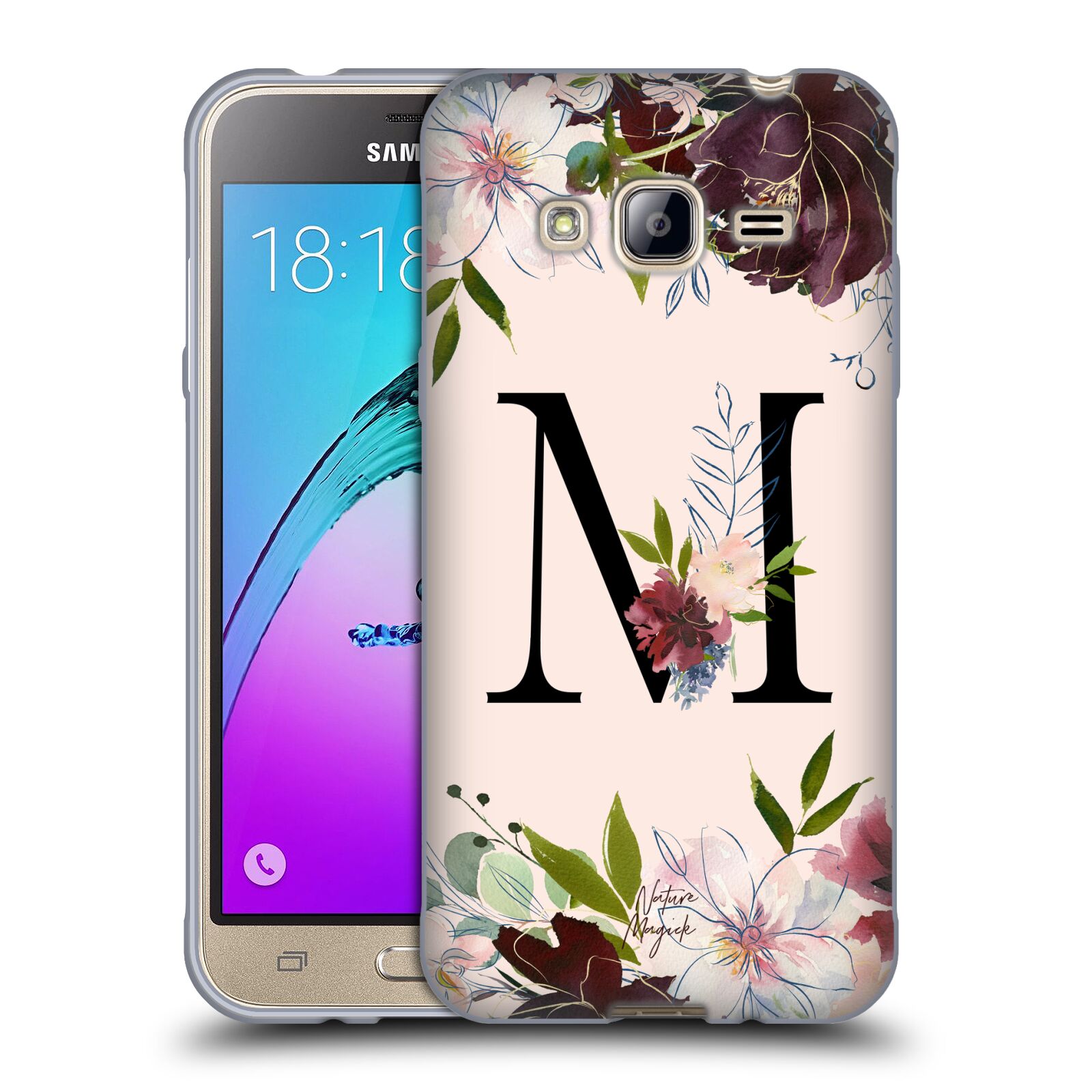 NATURE MAGICK ROSE GOLD FLOWERS MONOGRAM 1 SOFT GEL CASE FOR SAMSUNG PHONES 3 - Picture 20 of 20