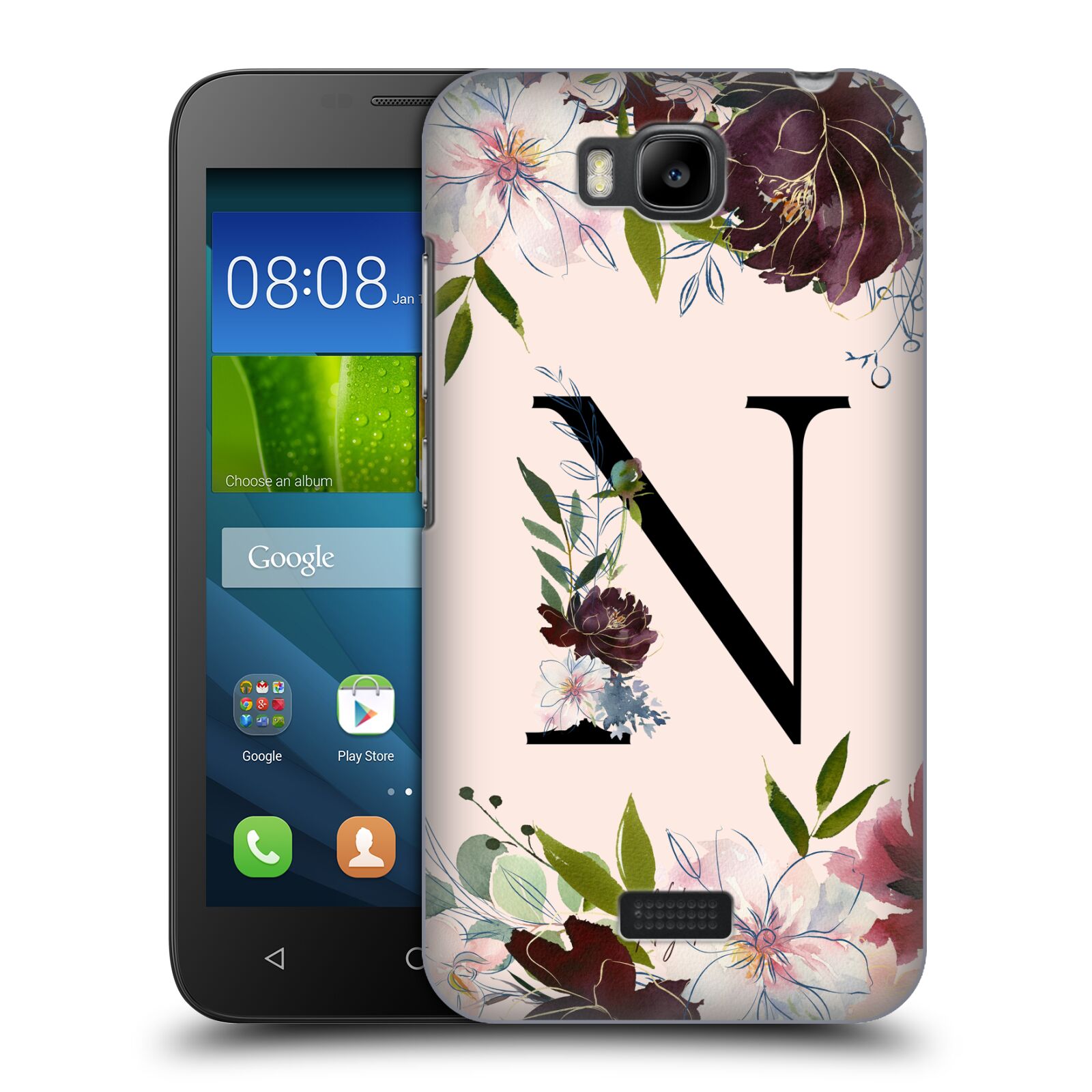 OFFICIAL NATURE MAGICK ROSE GOLD FLOWERS MONOGRAM 2 CASE FOR HUAWEI PHONES 2 - Picture 8 of 19