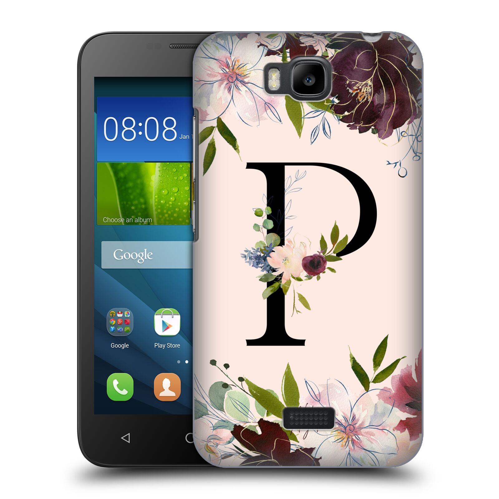 OFFICIAL NATURE MAGICK ROSE GOLD FLOWERS MONOGRAM 2 CASE FOR HUAWEI PHONES 2 - Picture 10 of 19