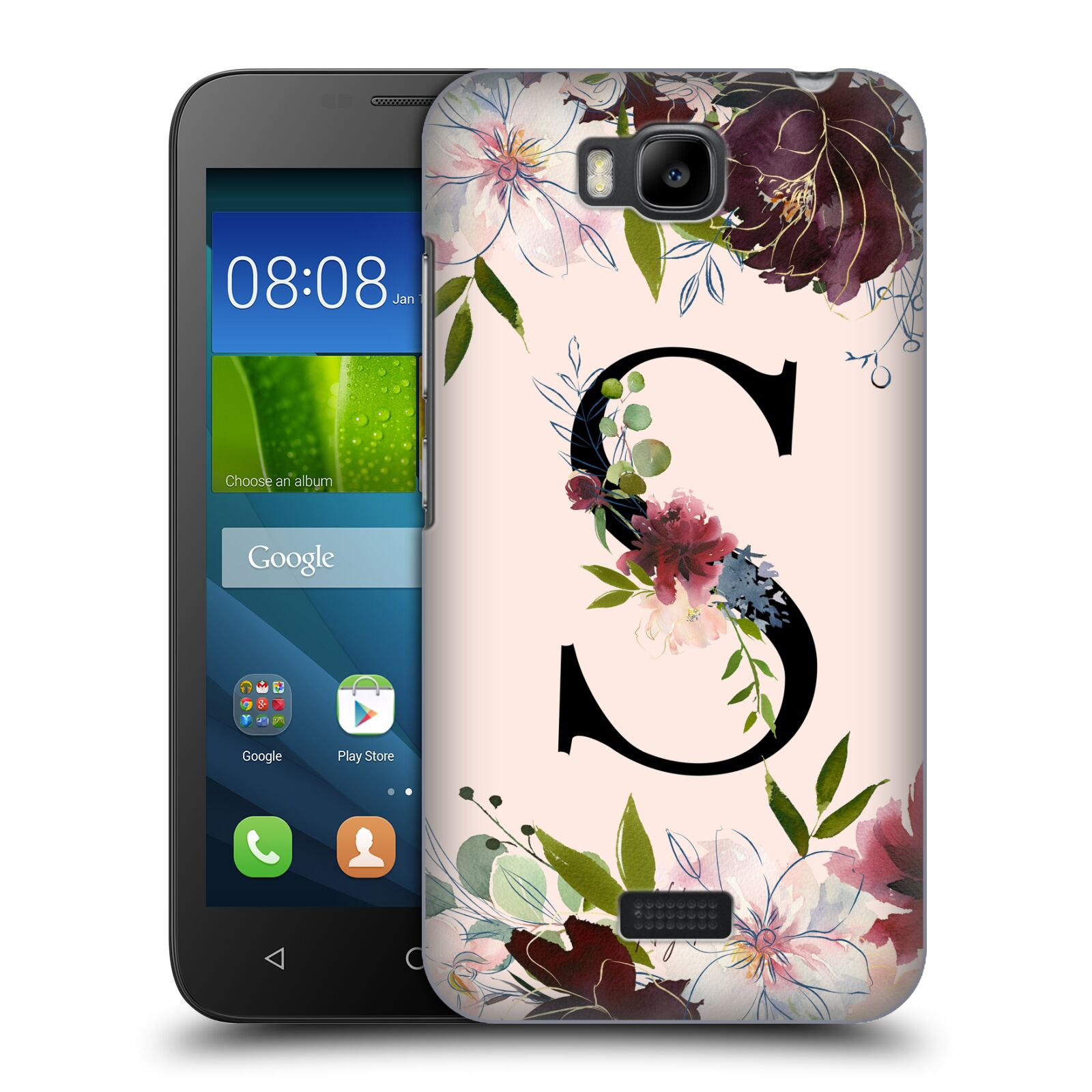 OFFICIAL NATURE MAGICK ROSE GOLD FLOWERS MONOGRAM 2 CASE FOR HUAWEI PHONES 2 - Picture 12 of 19