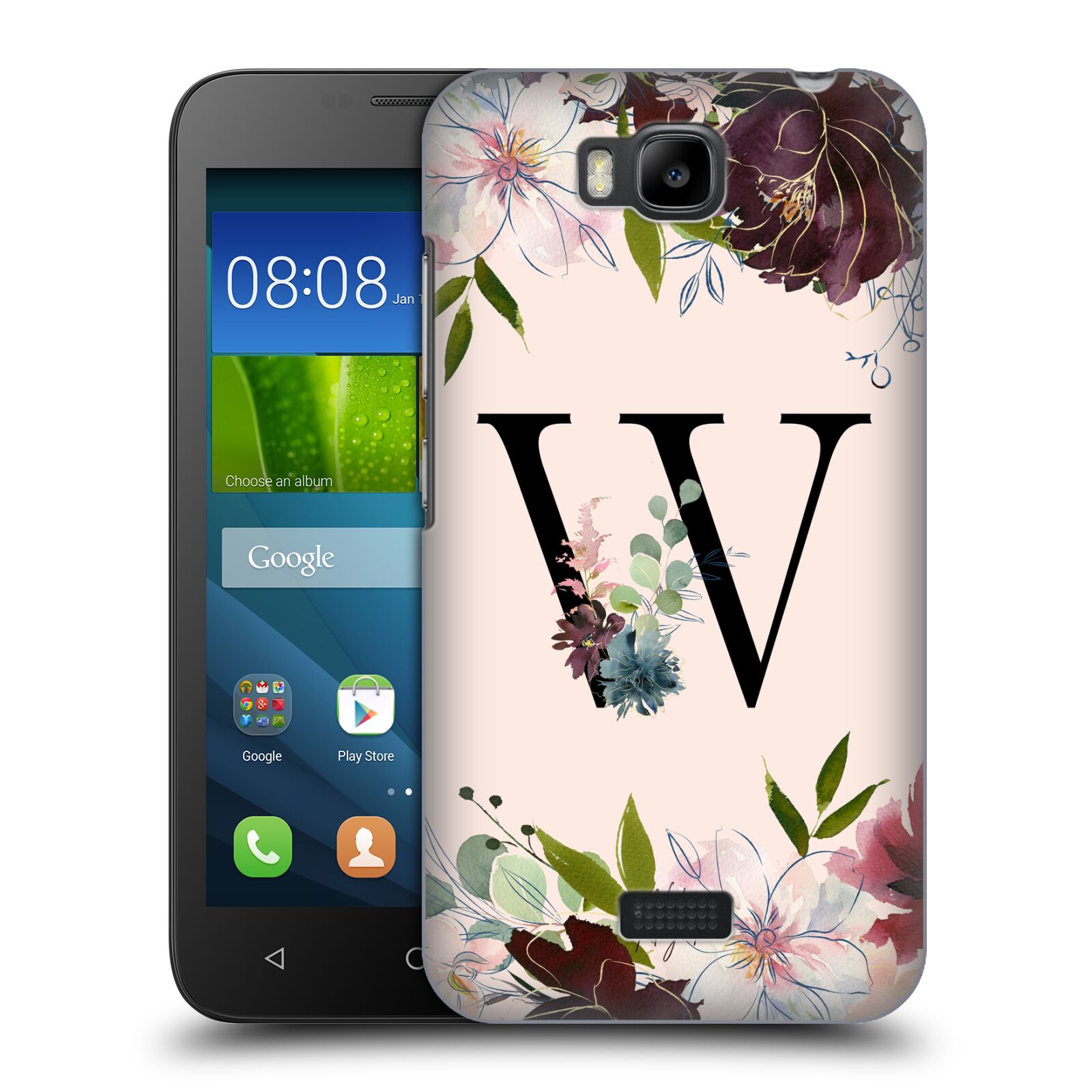 OFFICIAL NATURE MAGICK ROSE GOLD FLOWERS MONOGRAM 2 CASE FOR HUAWEI PHONES 2 - Picture 16 of 19