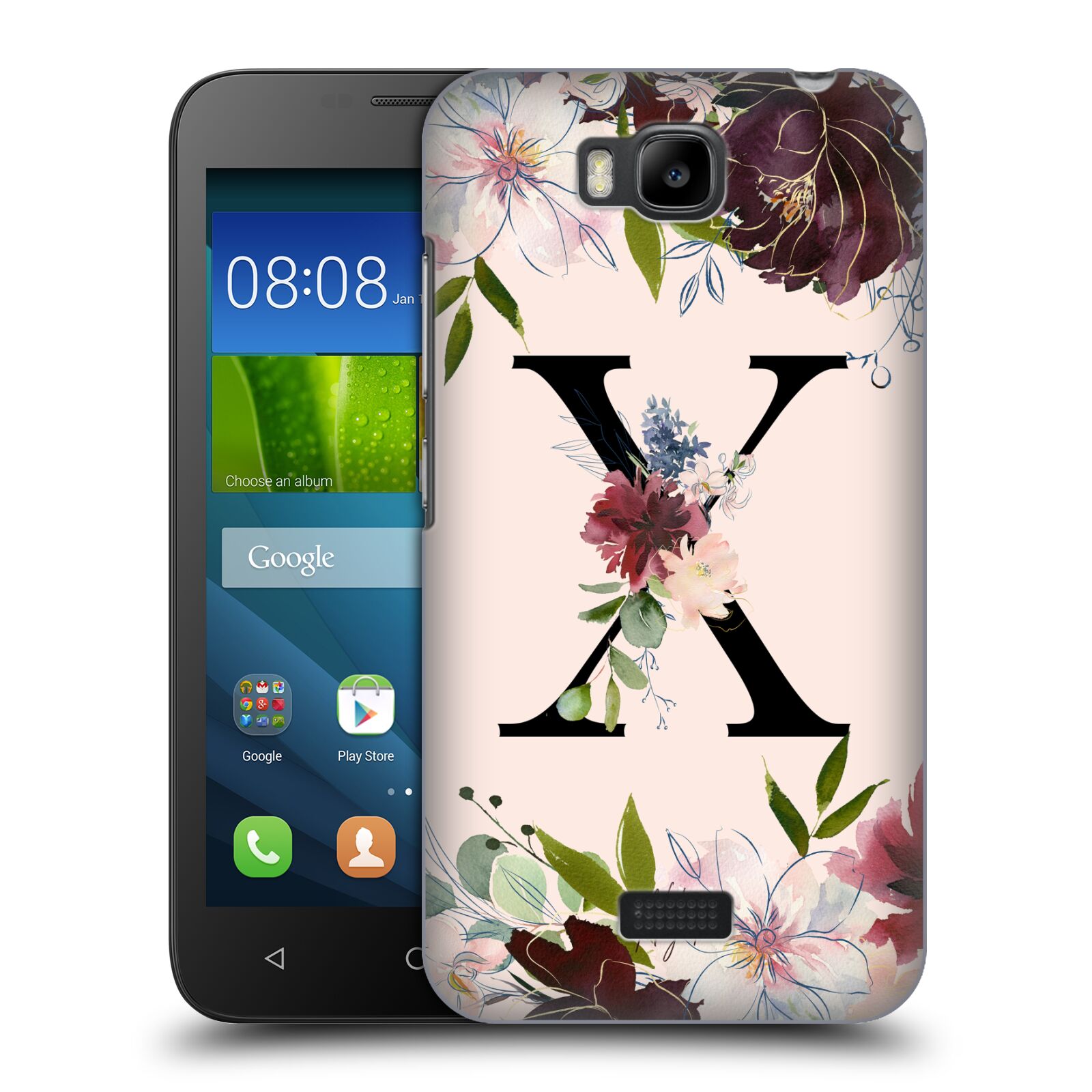 OFFICIAL NATURE MAGICK ROSE GOLD FLOWERS MONOGRAM 2 CASE FOR HUAWEI PHONES 2 - Picture 17 of 19