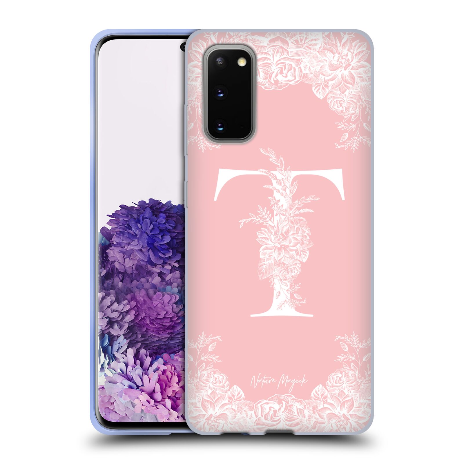 NATURE MAGICK ROSE GOLD MONOGRAM 2 SOFT GEL CASE FOR SAMSUNG PHONES 1 - Picture 13 of 19
