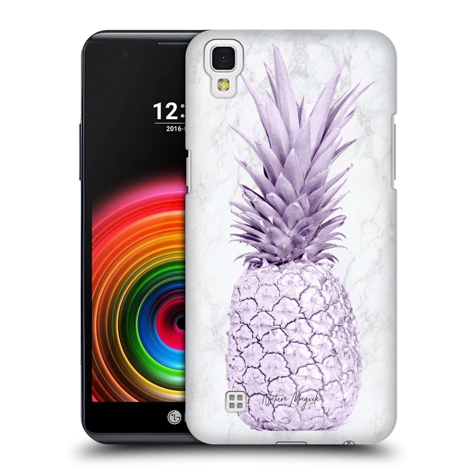 OFFICIAL NATURE MAGICK ROSE GOLD PINEAPPLE ON MARBLE BACK CASE FOR LG PHONES 2 - Imagen 9 de 12