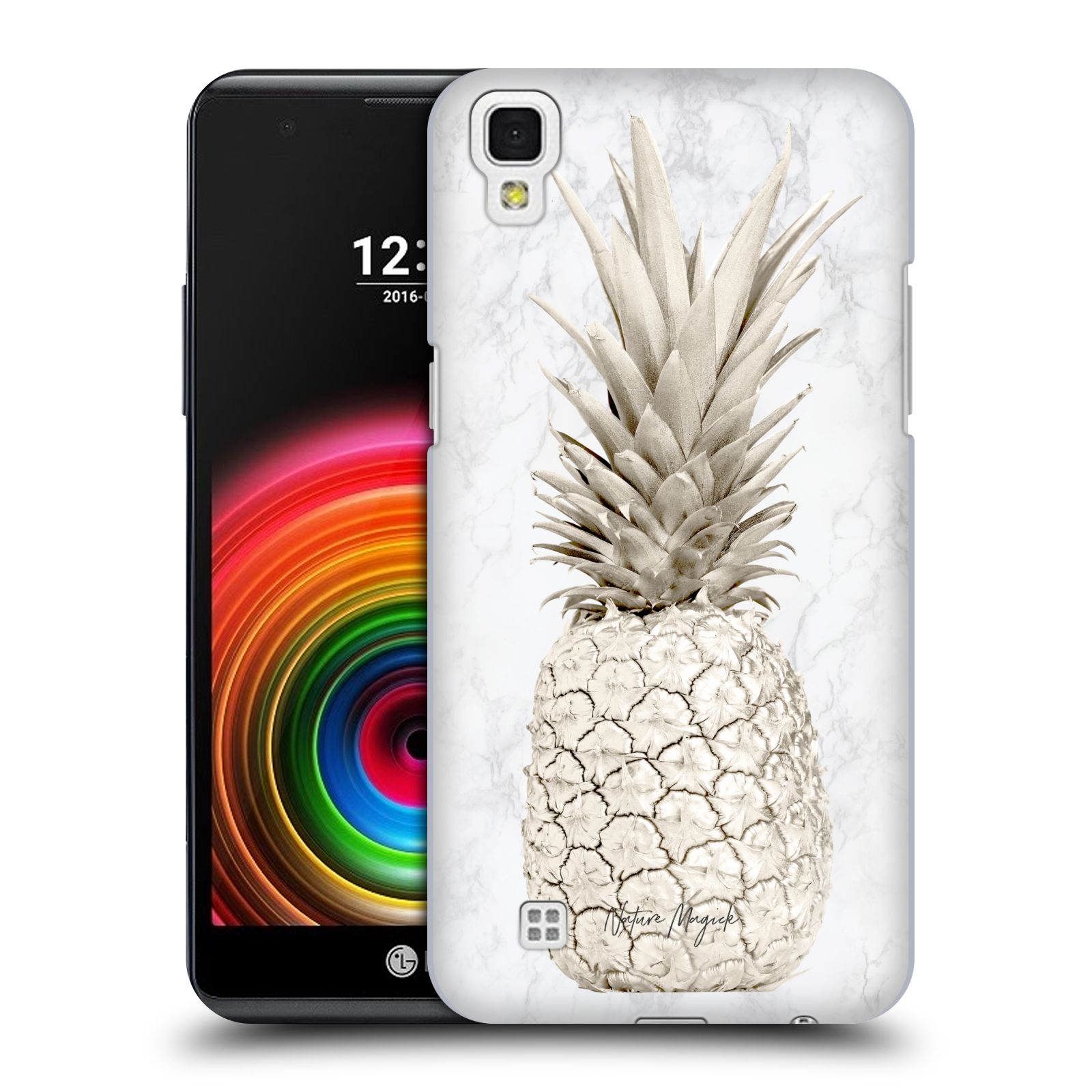 OFFICIAL NATURE MAGICK ROSE GOLD PINEAPPLE ON MARBLE BACK CASE FOR LG PHONES 2 - Imagen 12 de 12