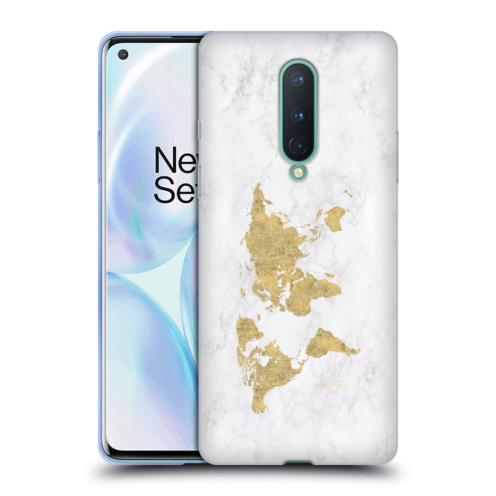 CUSTODIA IN GEL DI MARMO NATURE MAGICK ROSE ORO MAPPA DEL MONDO SU PER TELEFONI GOOGLE ONEPLUS - Foto 8 di 14