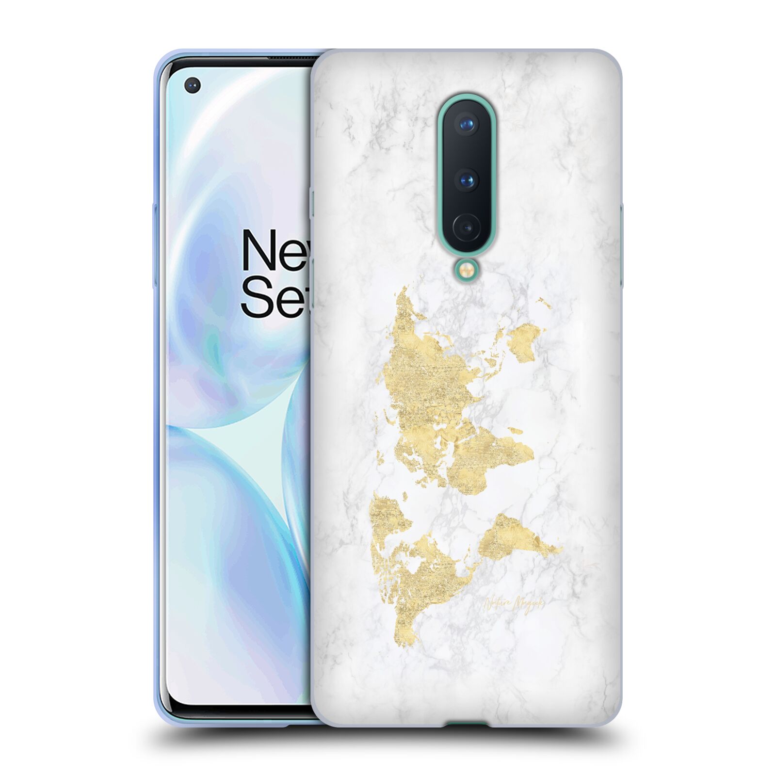 CUSTODIA IN GEL DI MARMO NATURE MAGICK ROSE ORO MAPPA DEL MONDO SU PER TELEFONI GOOGLE ONEPLUS - Foto 11 di 14