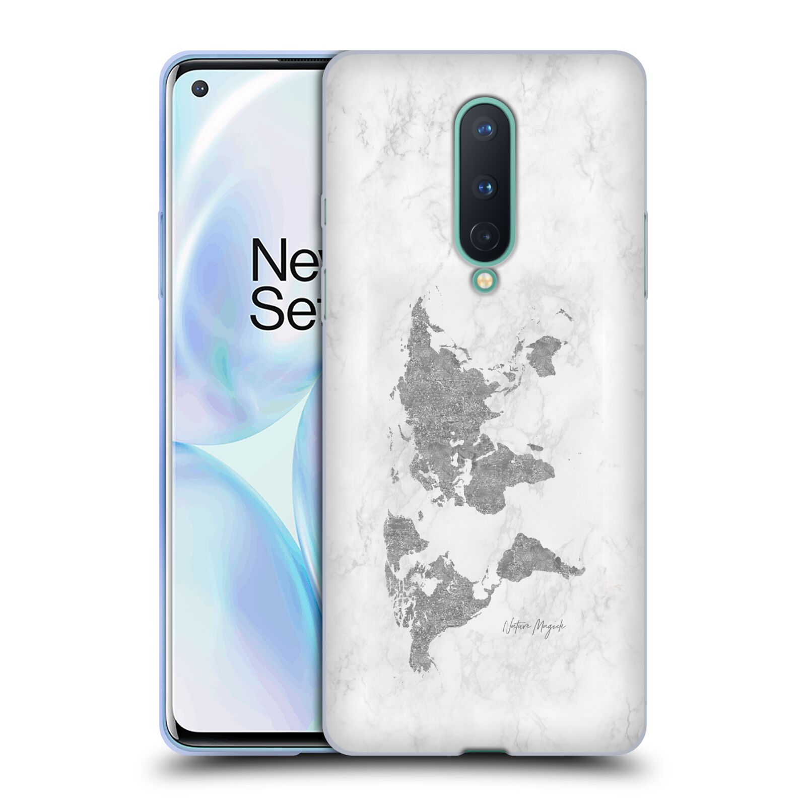 CUSTODIA IN GEL DI MARMO NATURE MAGICK ROSE ORO MAPPA DEL MONDO SU PER TELEFONI GOOGLE ONEPLUS - Foto 14 di 14