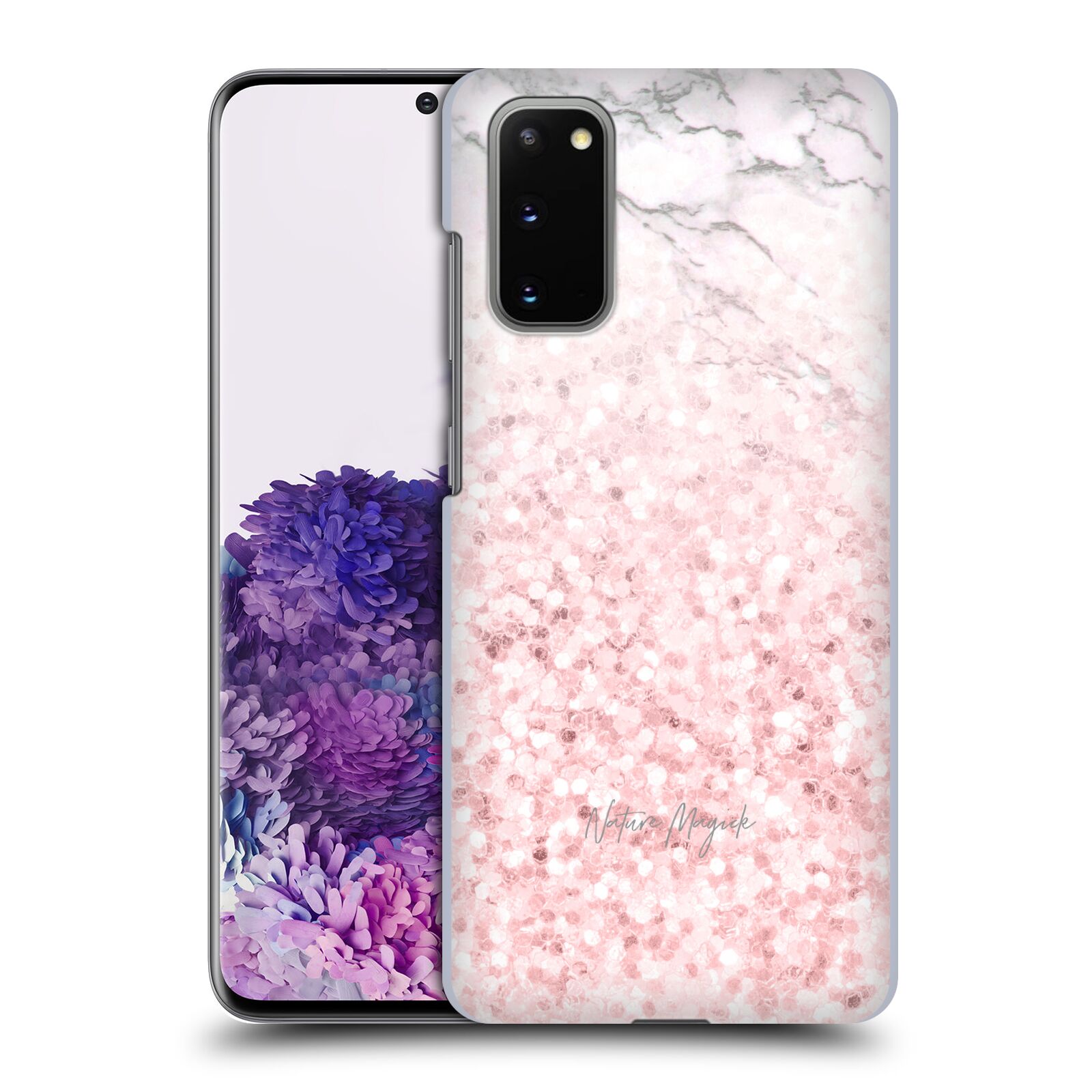 OFFICIAL NATURE MAGICK ROSE GOLD MARBLE GLITTER BACK CASE FOR SAMSUNG PHONES 1 - Picture 9 of 15
