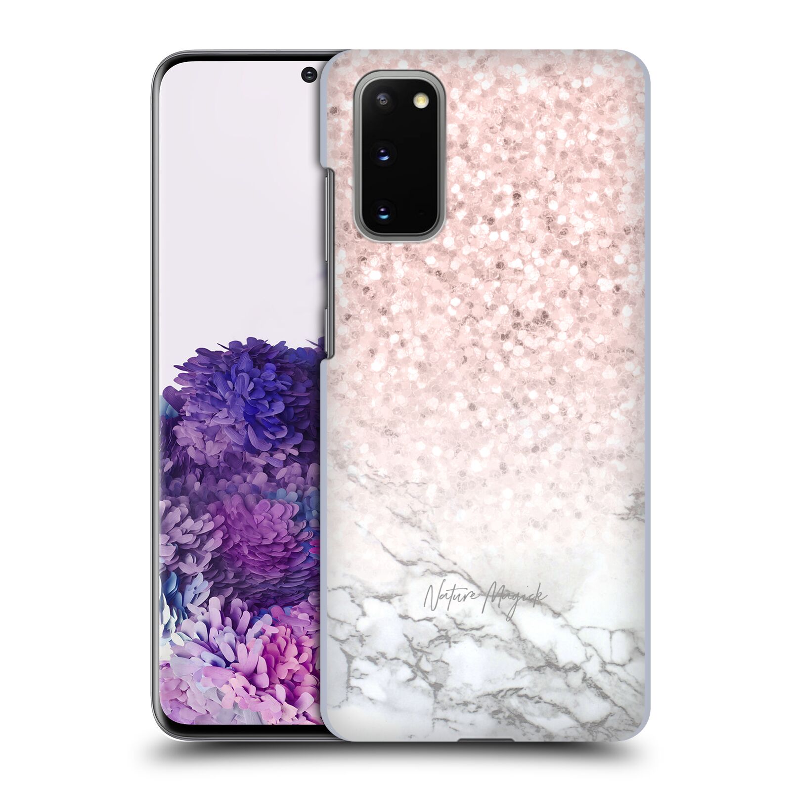 OFFICIAL NATURE MAGICK ROSE GOLD MARBLE GLITTER BACK CASE FOR SAMSUNG PHONES 1 - Picture 8 of 15