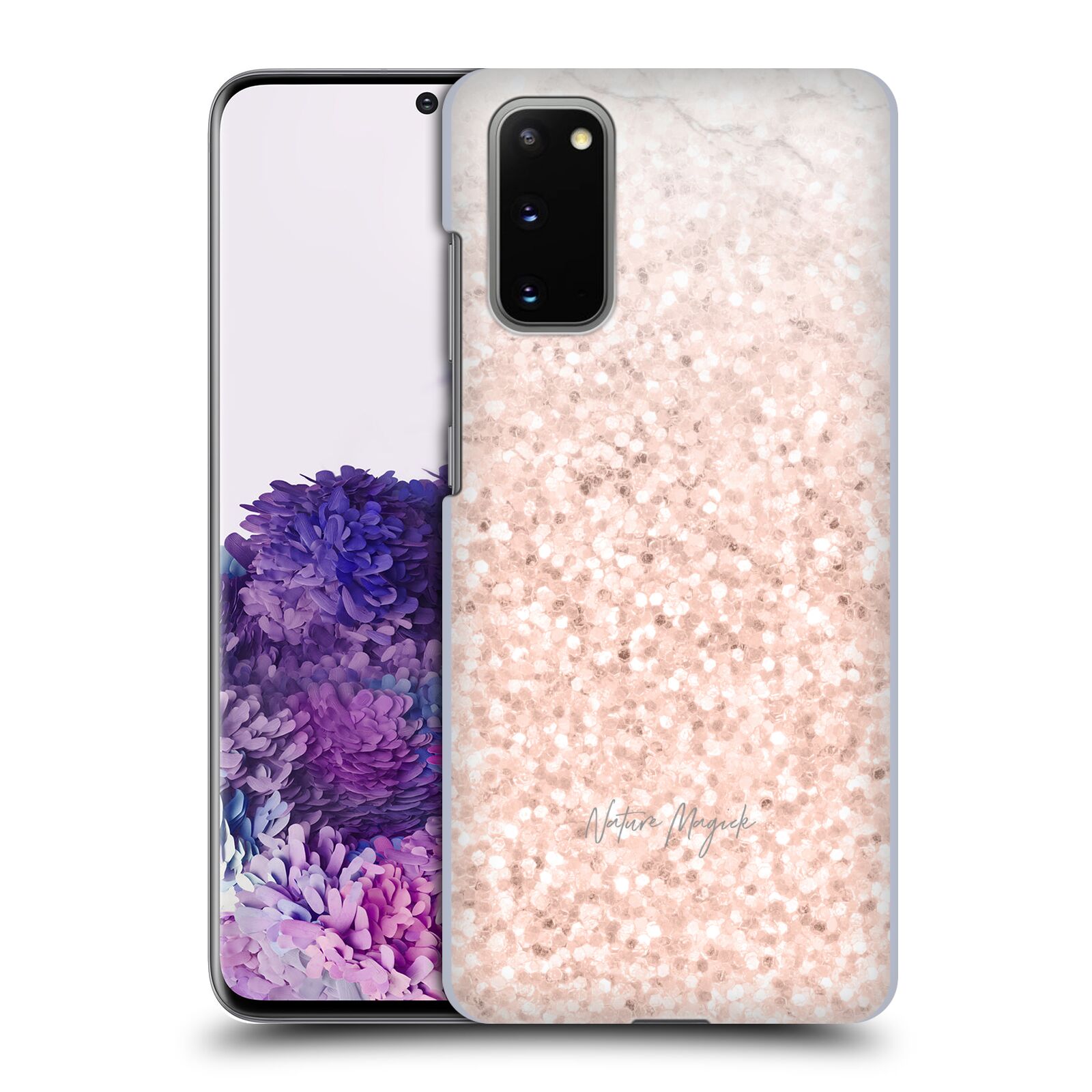 OFFICIAL NATURE MAGICK ROSE GOLD MARBLE GLITTER BACK CASE FOR SAMSUNG PHONES 1 - Picture 13 of 15