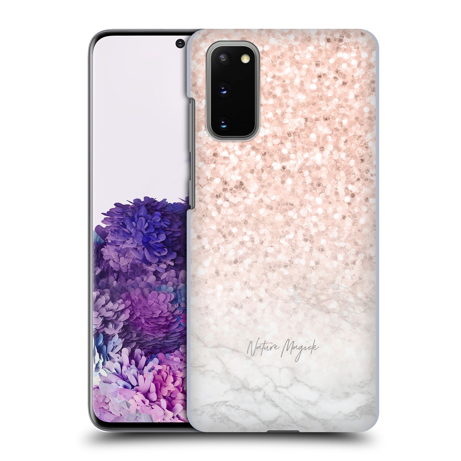 OFFICIAL NATURE MAGICK ROSE GOLD MARBLE GLITTER BACK CASE FOR SAMSUNG PHONES 1 - Picture 12 of 15