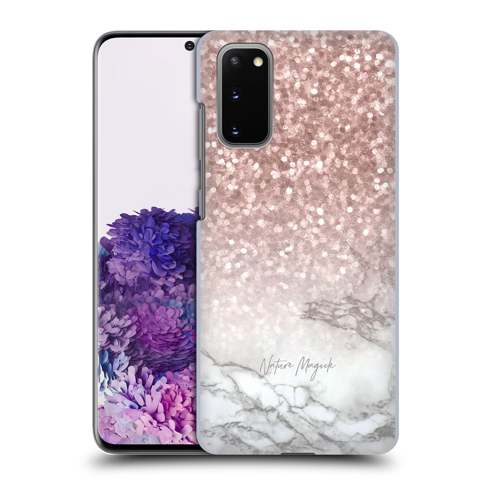 OFFICIAL NATURE MAGICK ROSE GOLD MARBLE GLITTER BACK CASE FOR SAMSUNG PHONES 1 - Picture 14 of 15
