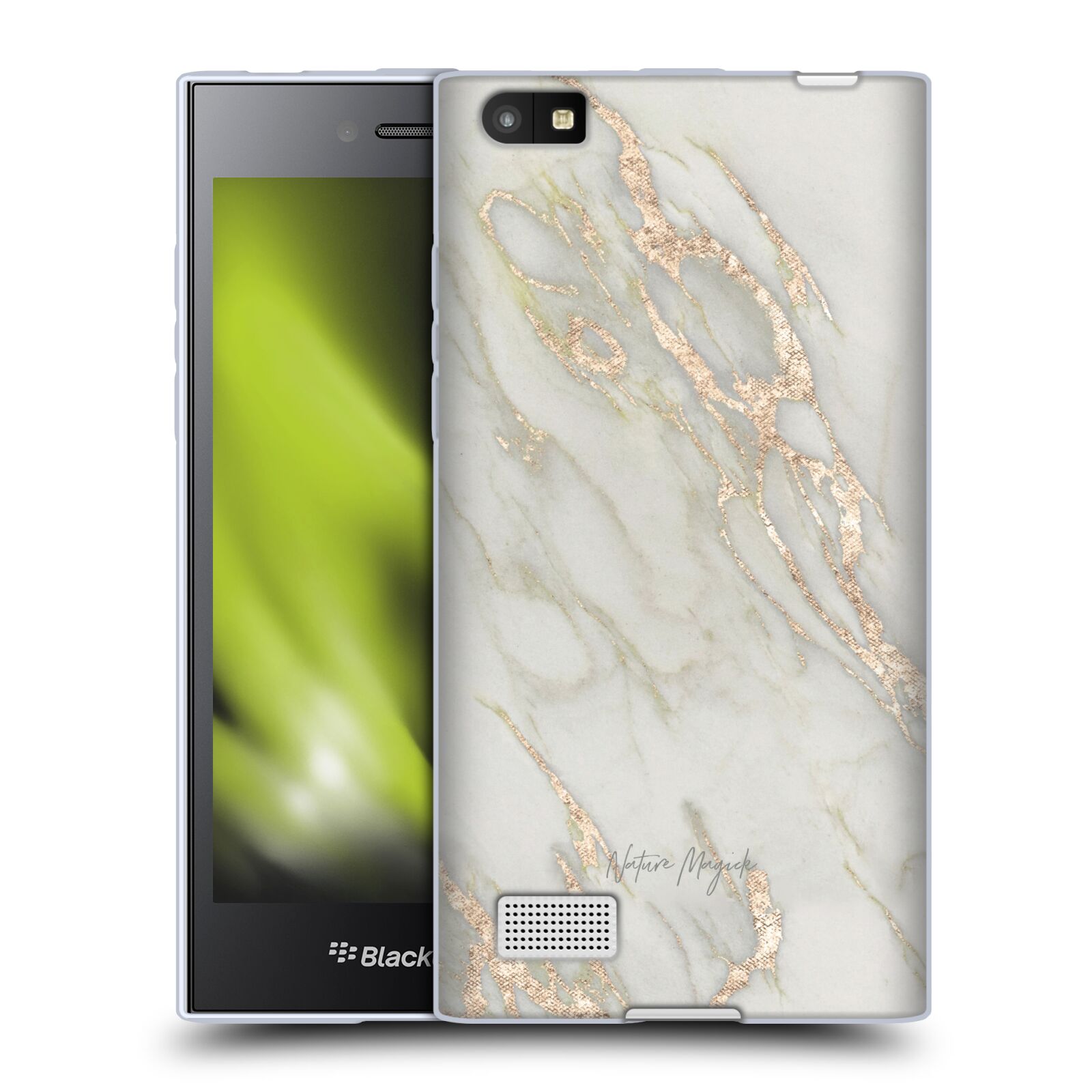 OFFICIAL NATURE MAGICK MARBLE METALLICS SOFT GEL CASE FOR BLACKBERRY PHONES - Picture 9 of 16