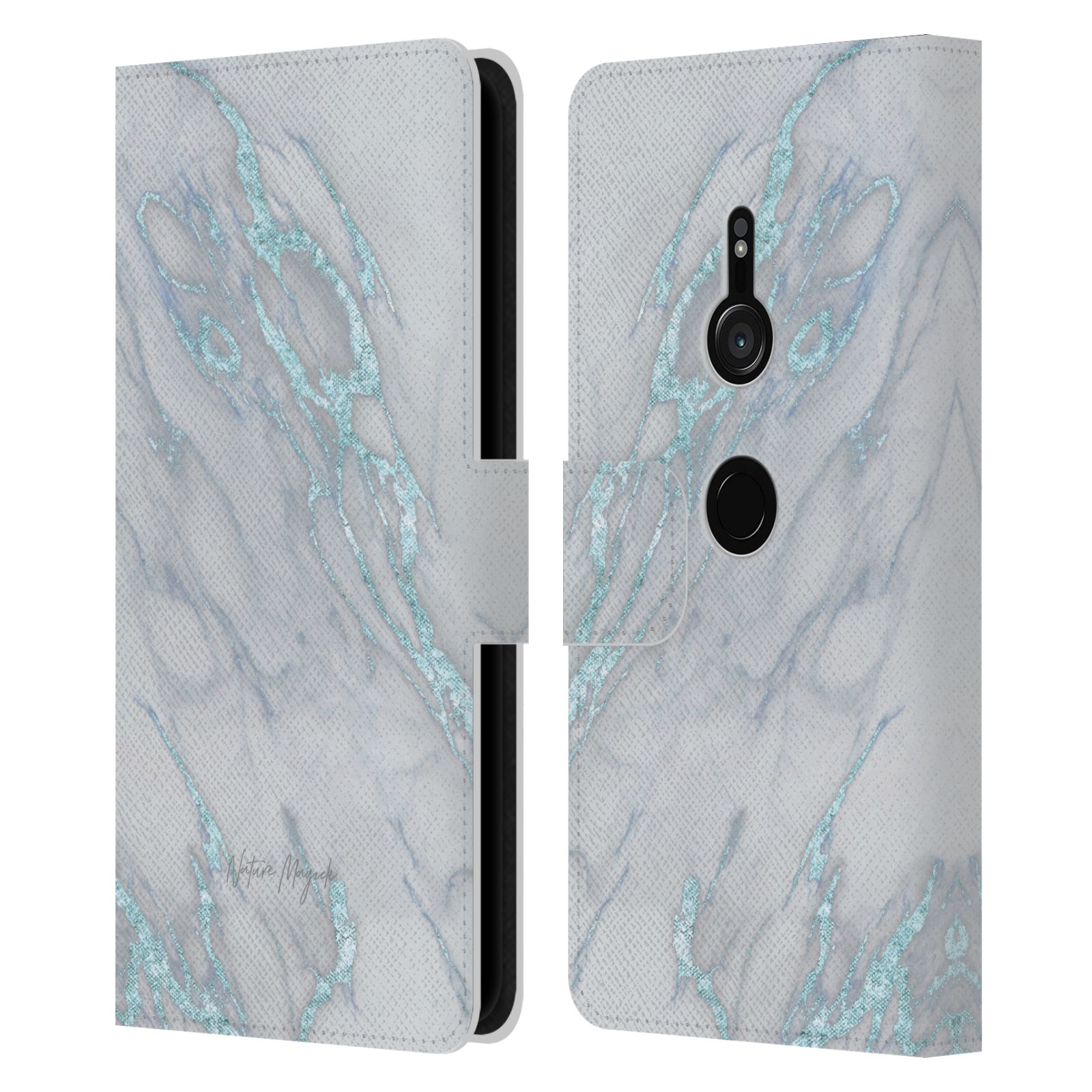 OFFICIAL NATURE MAGICK MARBLE METALLICS LEATHER BOOK CASE FOR SONY PHONES 1 - Picture 6 of 14