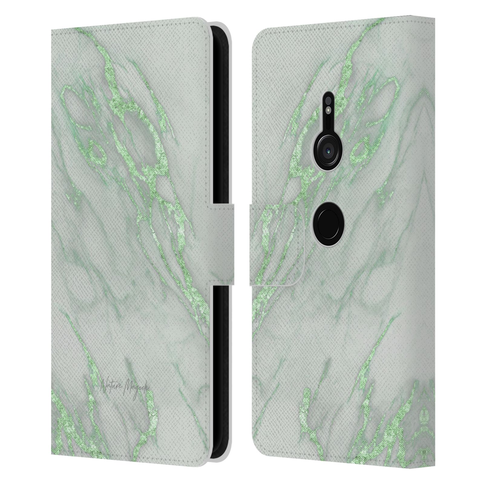 OFFICIAL NATURE MAGICK MARBLE METALLICS LEATHER BOOK CASE FOR SONY PHONES 1 - Picture 8 of 14