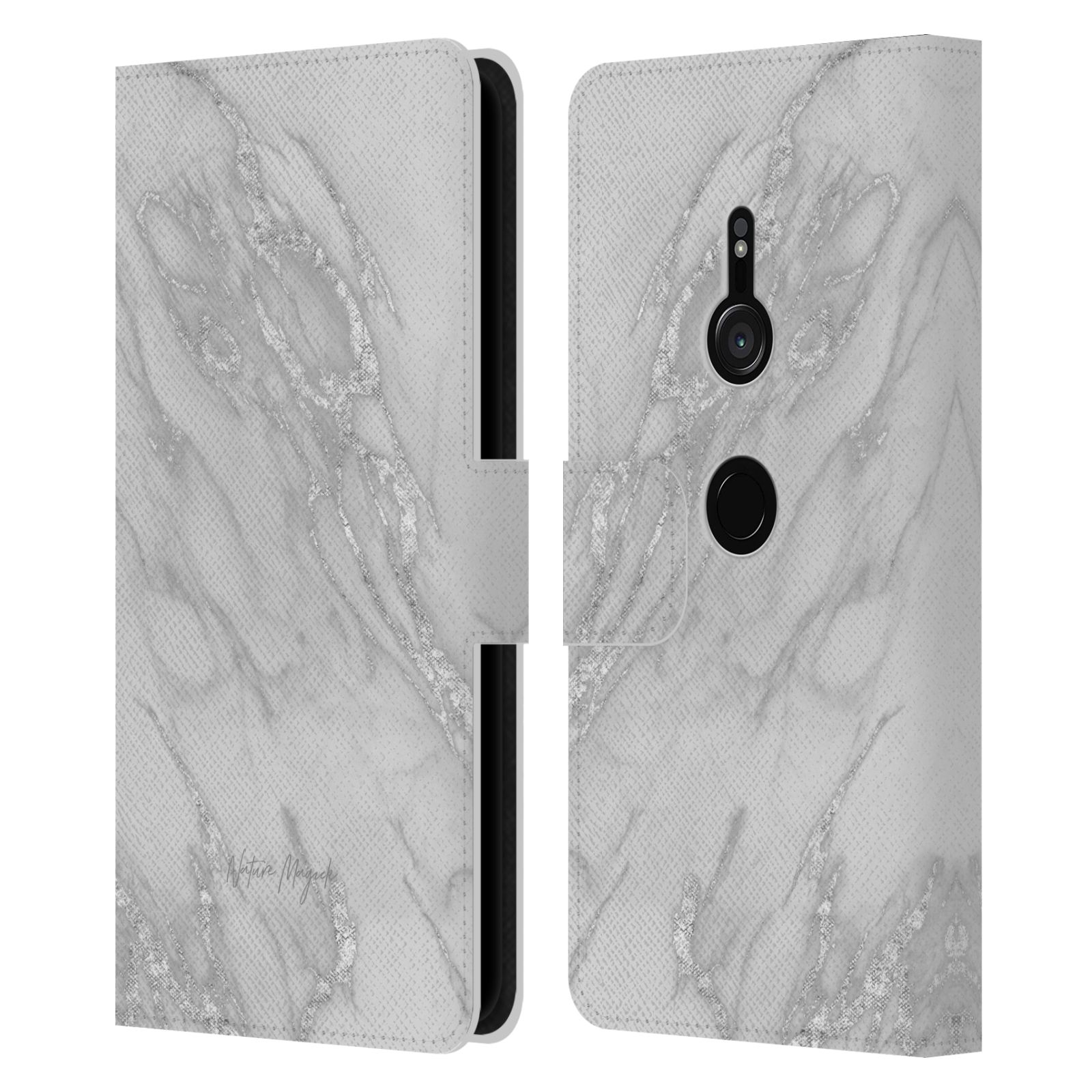 OFFICIAL NATURE MAGICK MARBLE METALLICS LEATHER BOOK CASE FOR SONY PHONES 1 - Picture 12 of 14