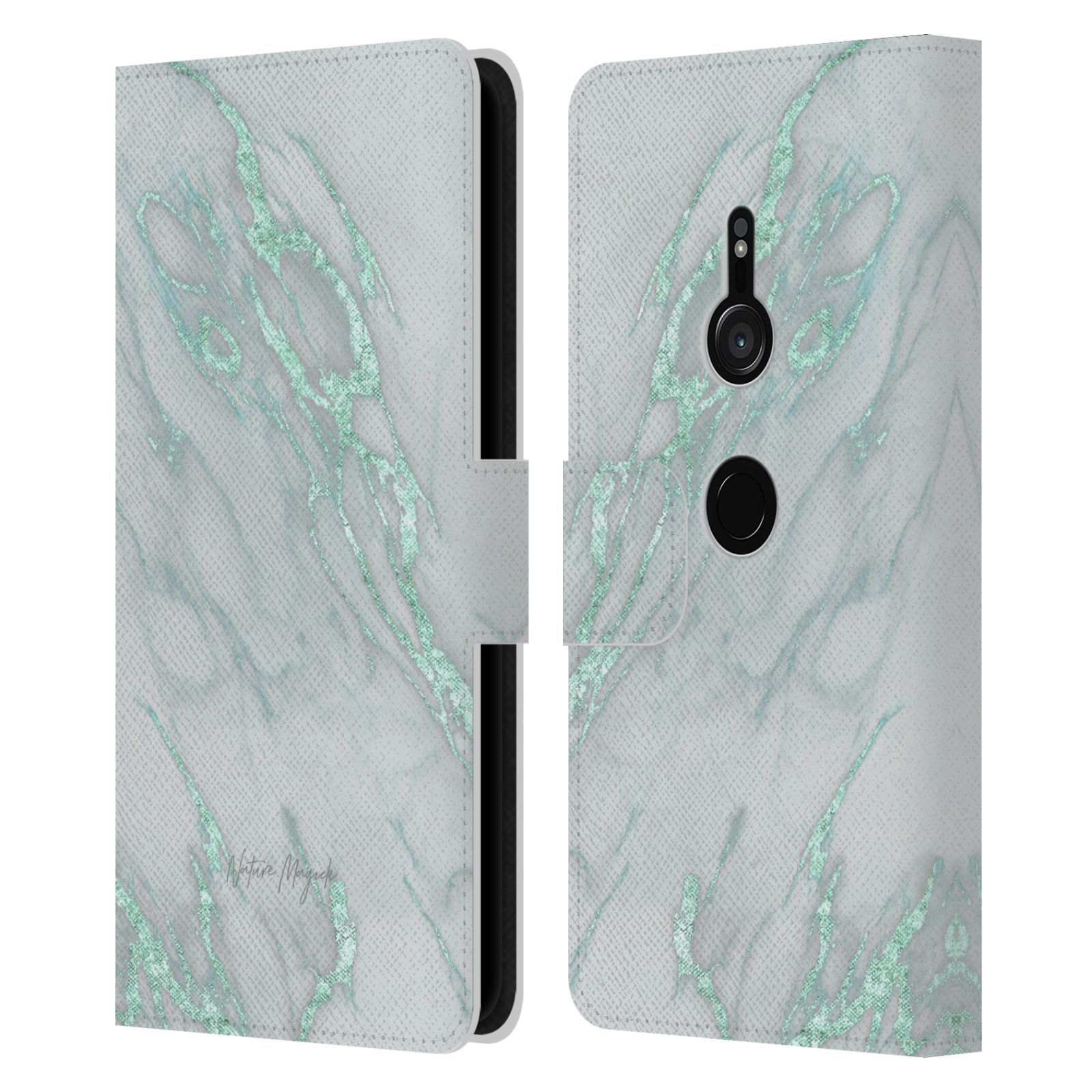 OFFICIAL NATURE MAGICK MARBLE METALLICS LEATHER BOOK CASE FOR SONY PHONES 1 - Picture 13 of 14