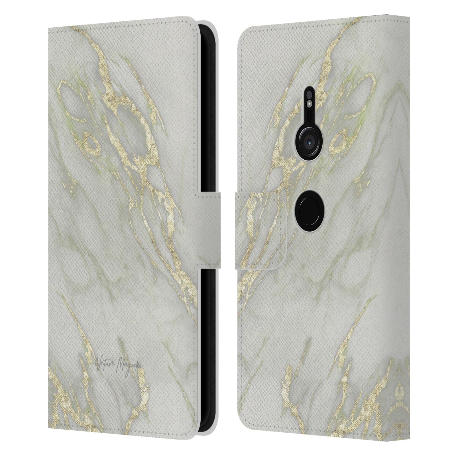 OFFICIAL NATURE MAGICK MARBLE METALLICS LEATHER BOOK CASE FOR SONY PHONES 1 - Picture 14 of 14