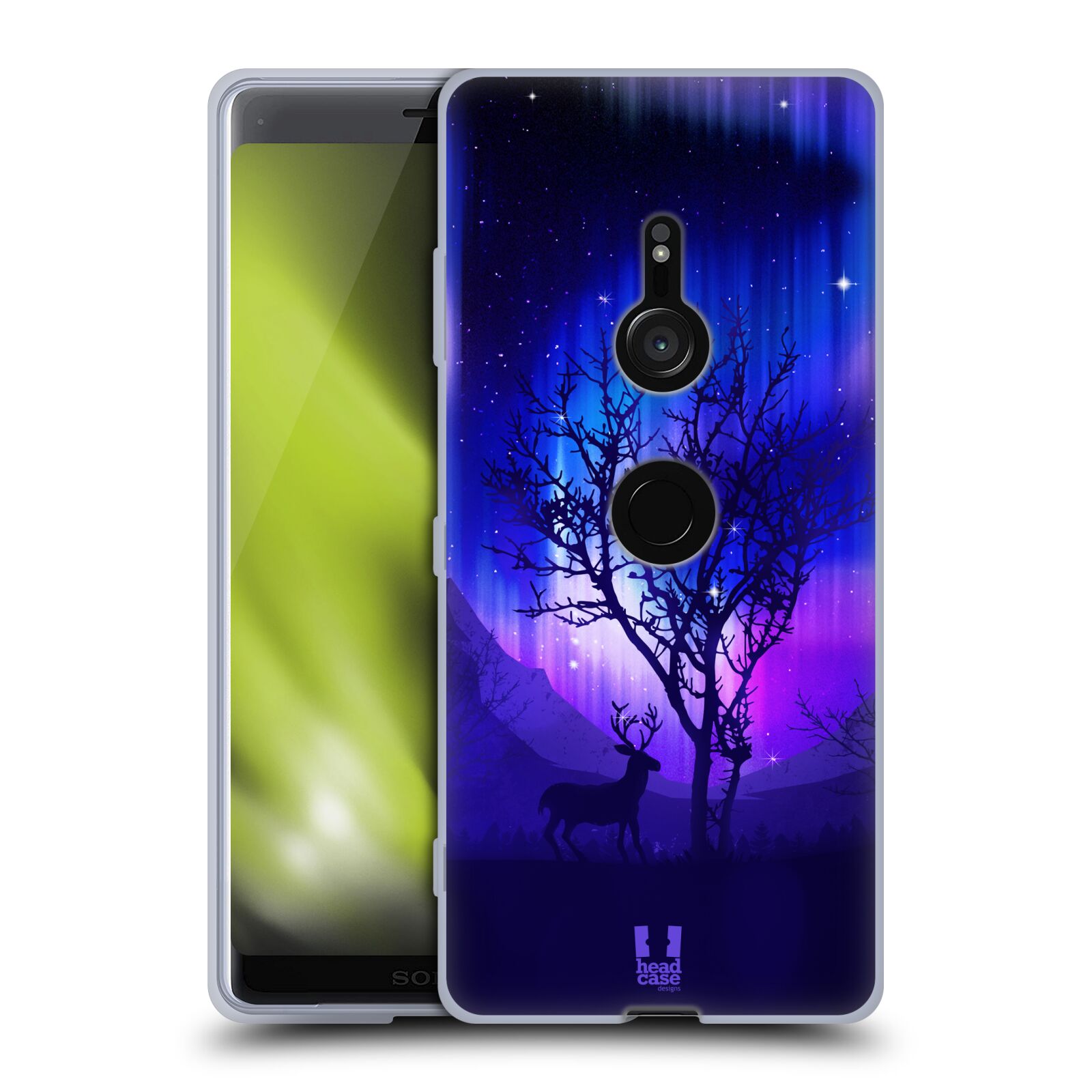 FUNDA HEAD CASE DESIGNS CON DIBUJO DE LUCES DEL NORTE PARA TELÉFONOS SONY 1 - Imagen 8 de 12
