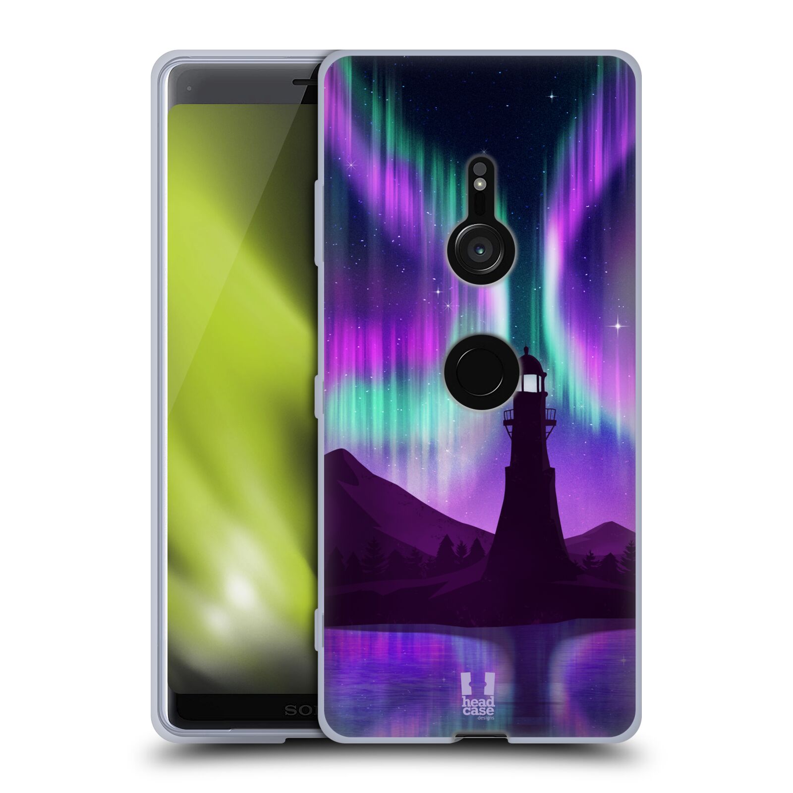 FUNDA HEAD CASE DESIGNS CON DIBUJO DE LUCES DEL NORTE PARA TELÉFONOS SONY 1 - Imagen 11 de 12