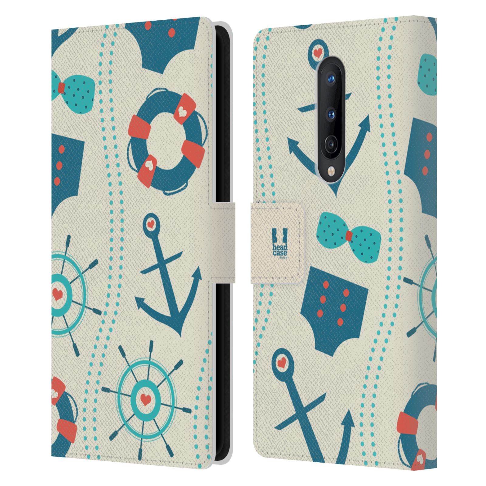 HEAD CASE DESIGNS NAUTICAL SUMMER LEATHER BOOK WALLET CASE FOR ONEPLUS PHONES - Picture 7 of 16