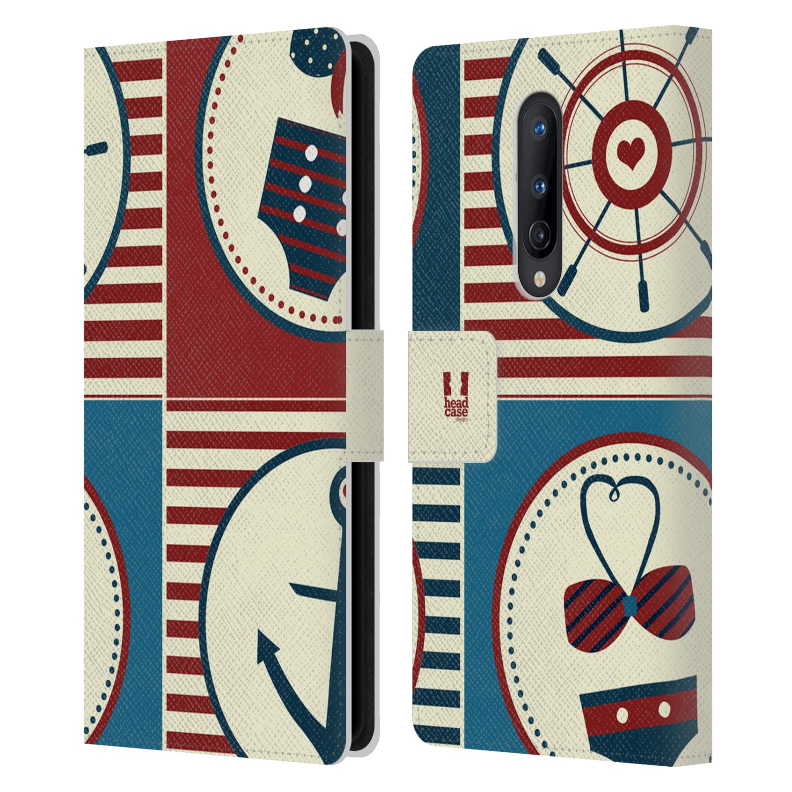 HEAD CASE DESIGNS NAUTICAL SUMMER LEATHER BOOK WALLET CASE FOR ONEPLUS PHONES - Picture 8 of 16