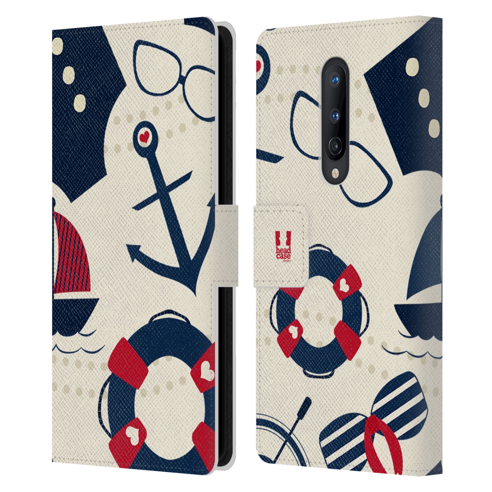 HEAD CASE DESIGNS NAUTICAL SUMMER LEATHER BOOK WALLET CASE FOR ONEPLUS PHONES - Picture 10 of 16