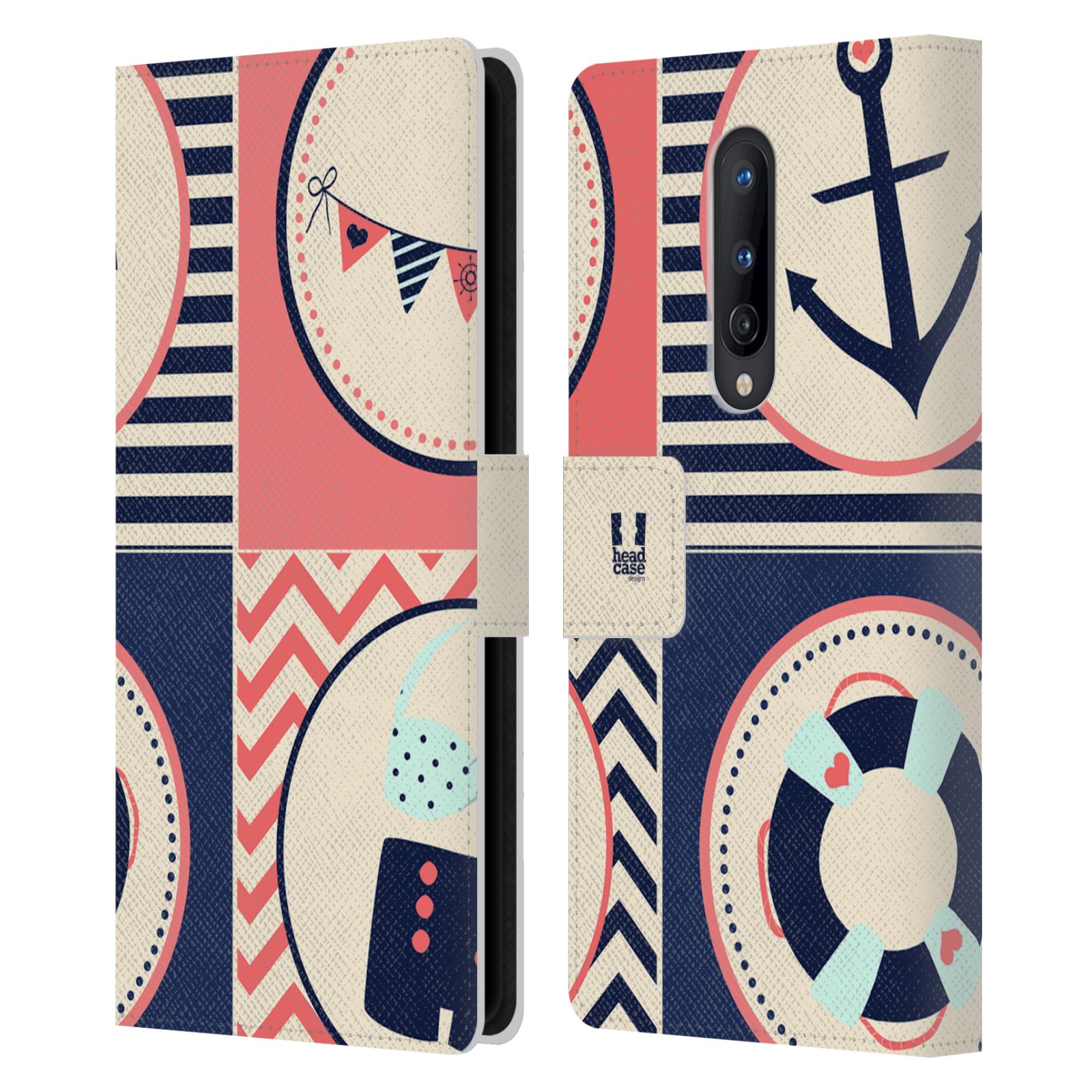 HEAD CASE DESIGNS NAUTICAL SUMMER LEATHER BOOK WALLET CASE FOR ONEPLUS PHONES - Picture 13 of 16