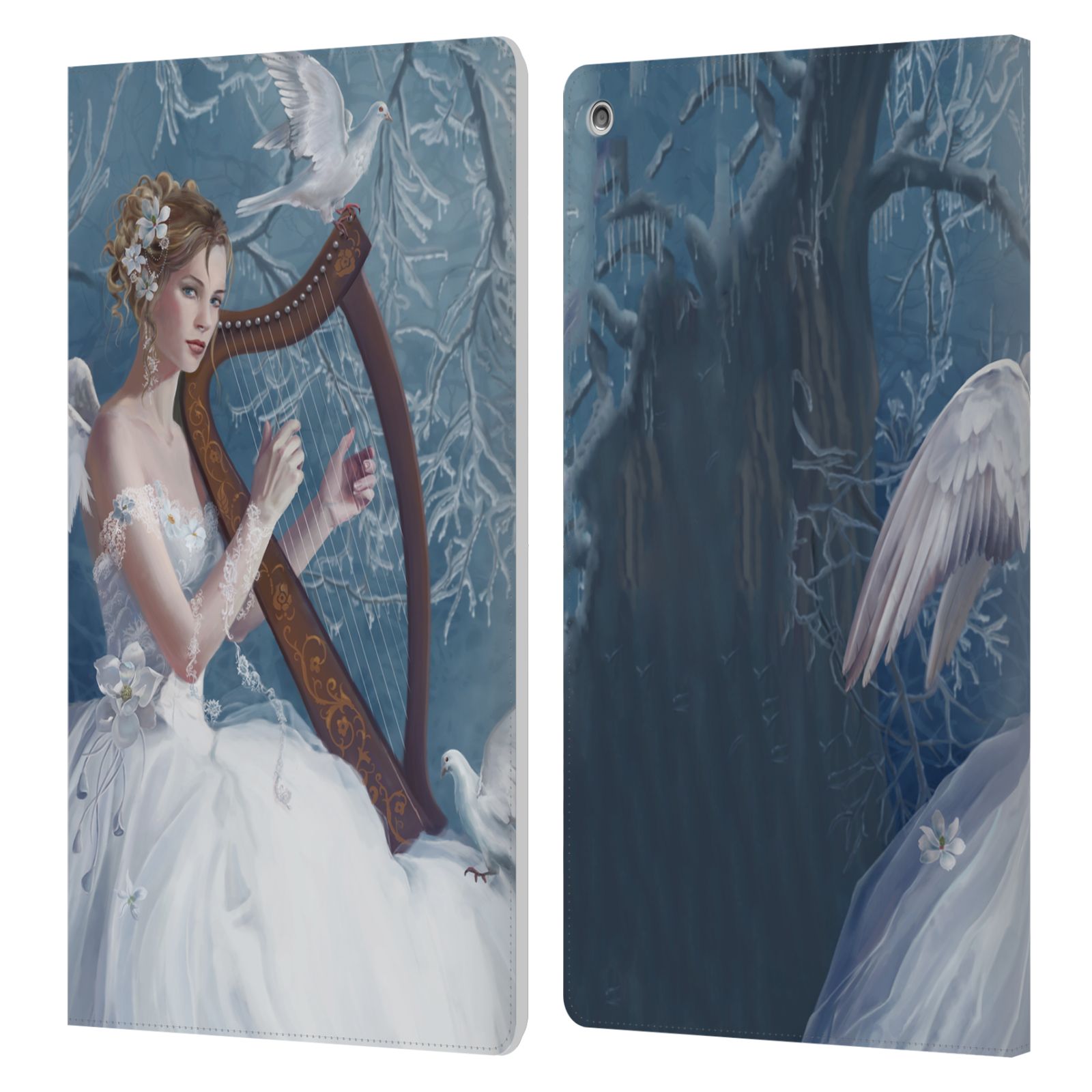 OFFICIAL NENE THOMAS DEEP FOREST LEATHER BOOK WALLET CASE COVER FOR AMAZON FIRE - Picture 8 of 18