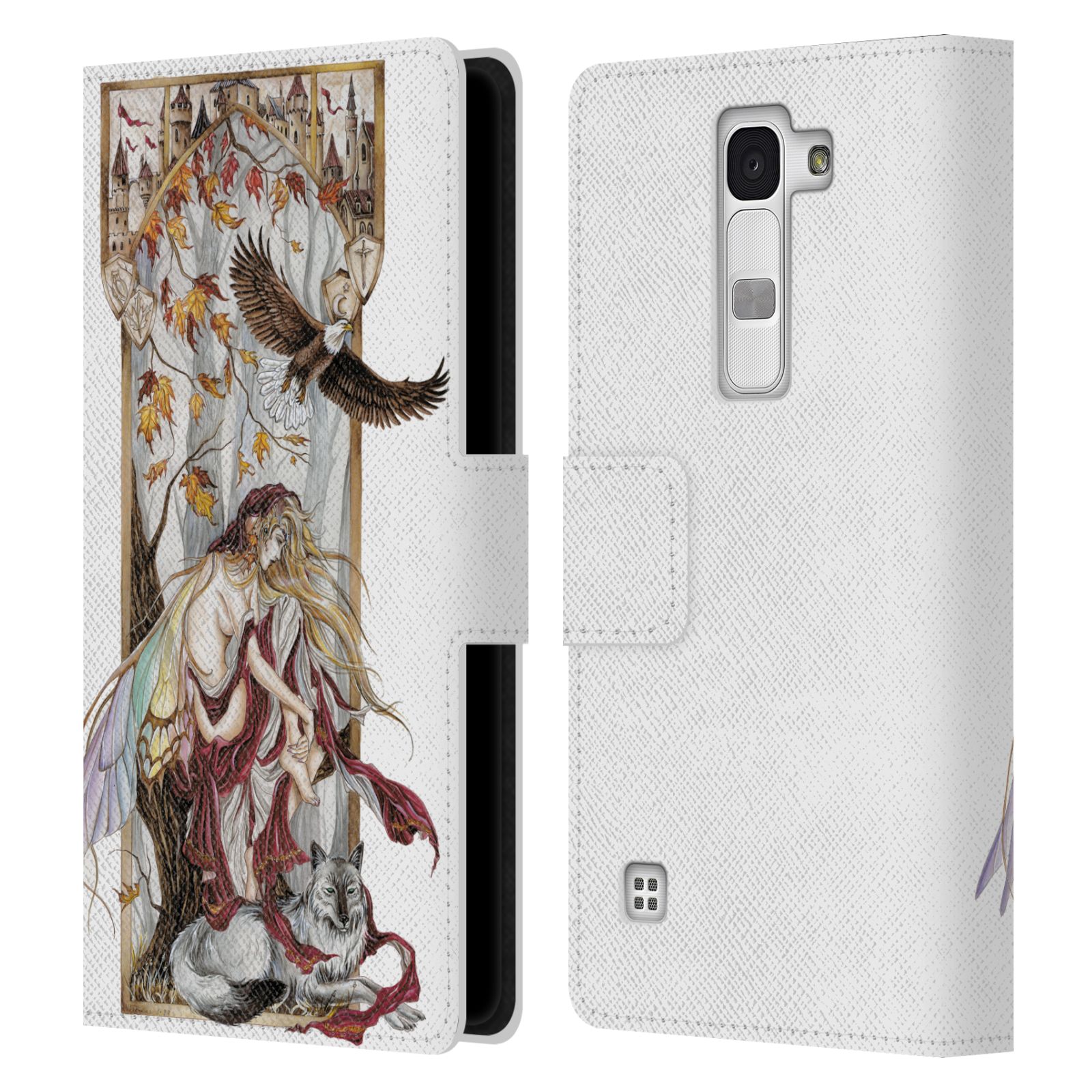 OFFICIAL NENE THOMAS DEEP FOREST LEATHER BOOK WALLET CASE COVER FOR LG PHONES 2 - Picture 11 of 17