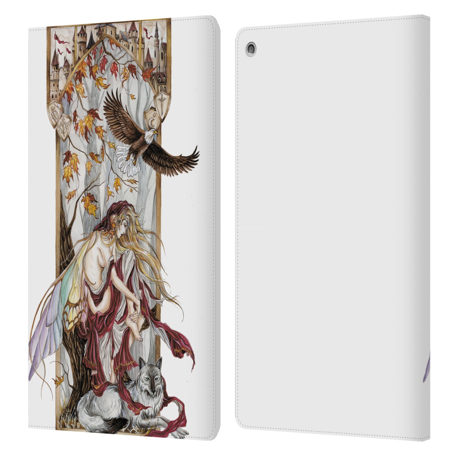 OFFICIAL NENE THOMAS DEEP FOREST LEATHER BOOK WALLET CASE COVER FOR AMAZON FIRE - Picture 12 of 18