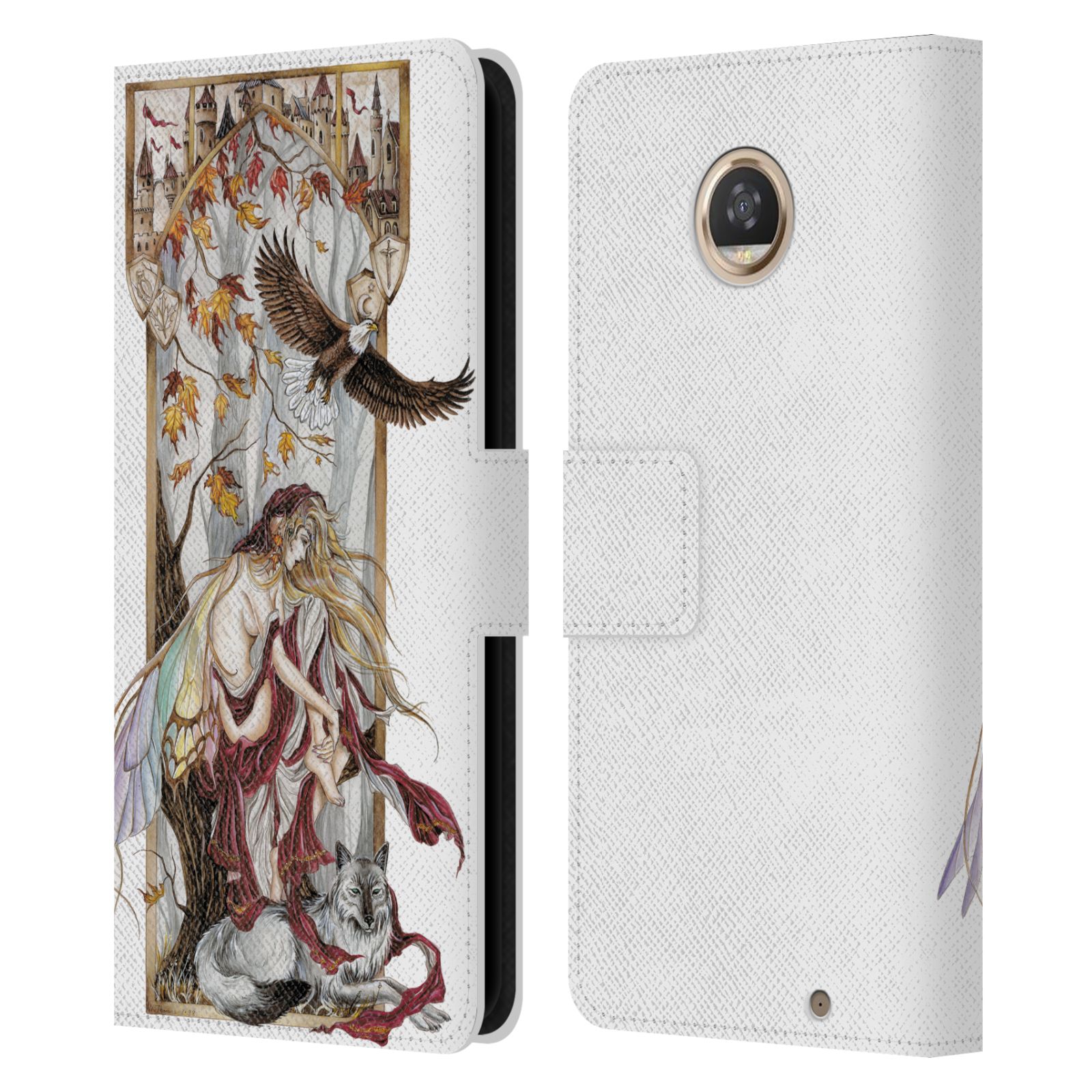 OFFICIAL NENE THOMAS DEEP FOREST LEATHER BOOK WALLET CASE FOR MOTOROLA PHONES 2