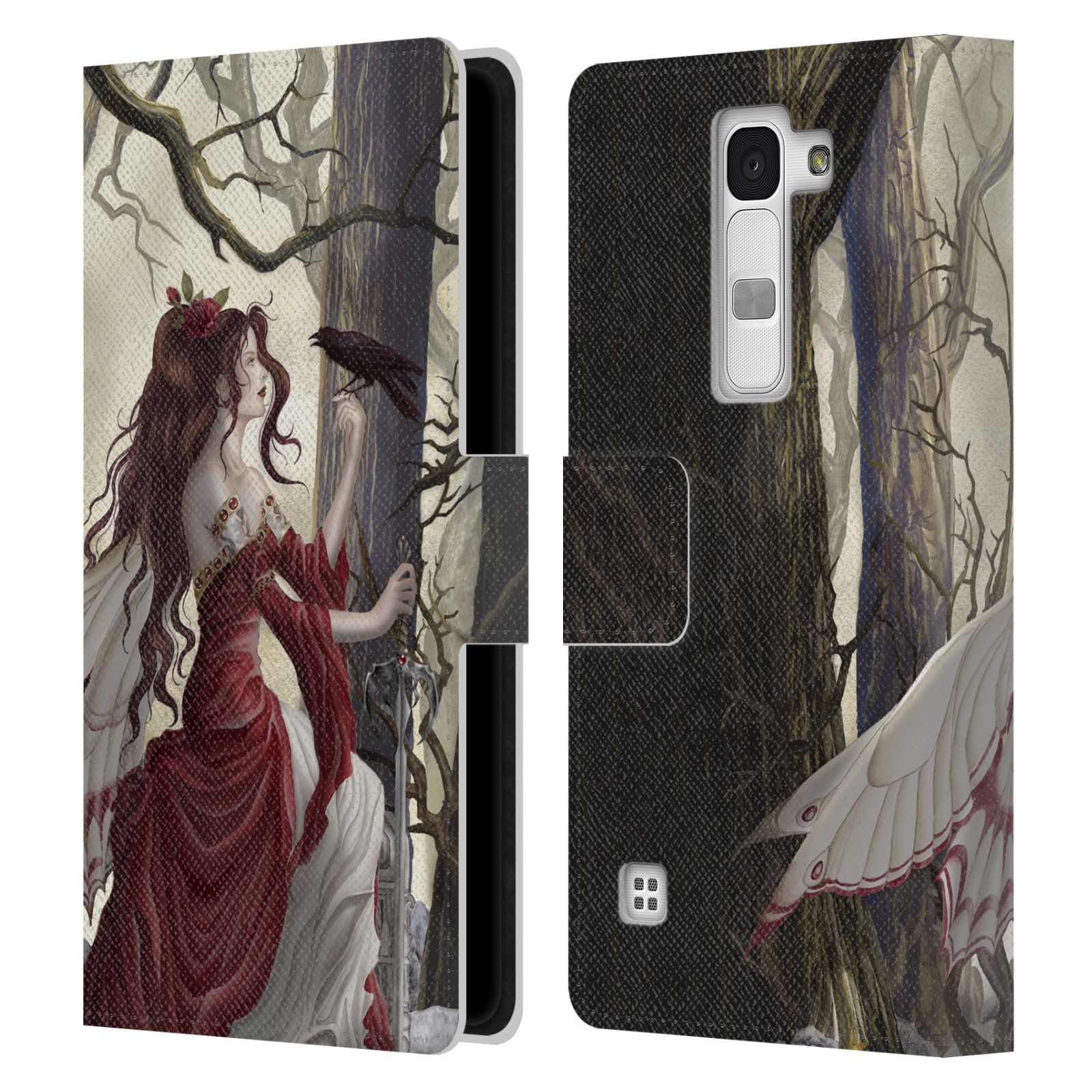 OFFICIAL NENE THOMAS DEEP FOREST LEATHER BOOK WALLET CASE COVER FOR LG PHONES 2 - Picture 13 of 17