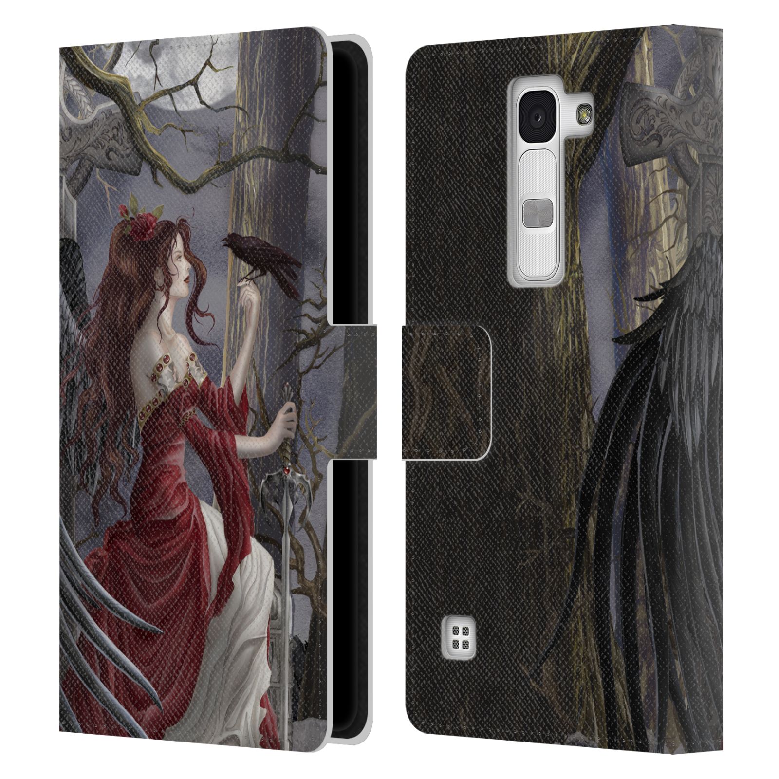 OFFICIAL NENE THOMAS DEEP FOREST LEATHER BOOK WALLET CASE COVER FOR LG PHONES 2 - Picture 8 of 17