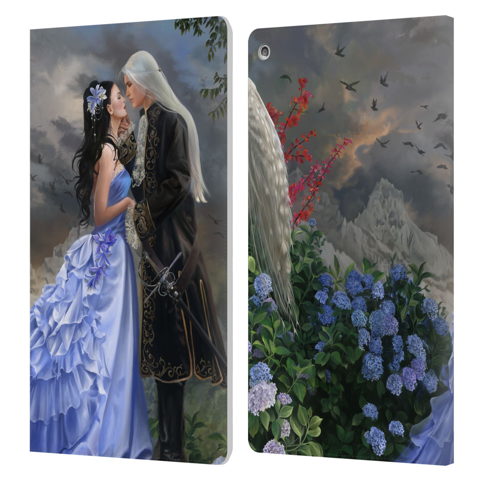 OFFICIAL NENE THOMAS DEEP FOREST LEATHER BOOK WALLET CASE COVER FOR AMAZON FIRE - Picture 18 of 18