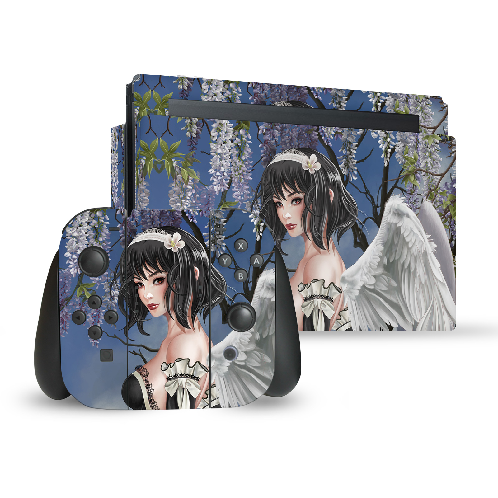 OFFICIAL NENE THOMAS GOTHIC VINYL STICKER SKIN DECAL FOR NINTENDO SWITCH BUNDLE