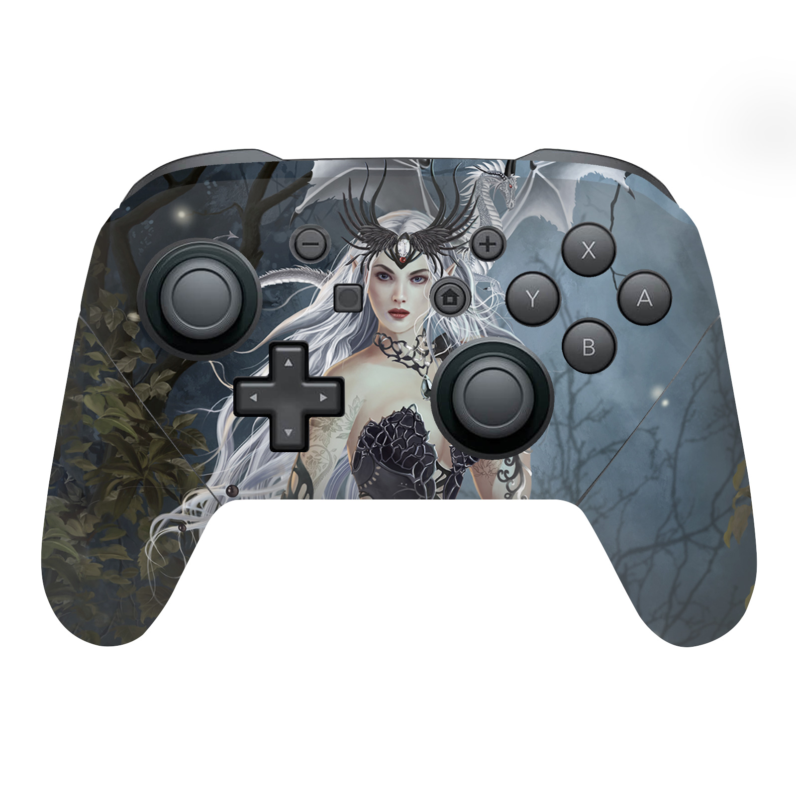 OFFICIAL NENE THOMAS GOTHIC VINYL SKIN DECAL FOR NINTENDO SWITCH PRO CONTROLLER - Afbeelding 7 van 8