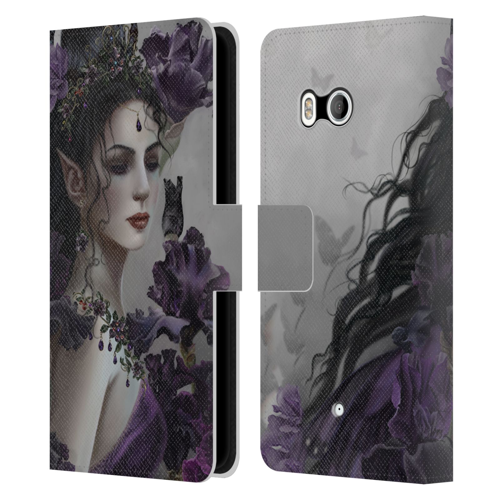 OFFICIAL NENE THOMAS GOTHIC LEATHER BOOK WALLET CASE COVER FOR HTC PHONES 1 - Picture 7 of 7