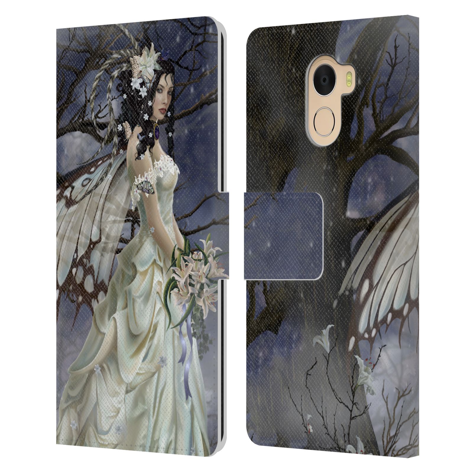 OFFICIAL NENE THOMAS WINTER HAS BEGUN LEATHER BOOK CASE FOR WILEYFOX & ESSENTIAL - 第 13/14 張圖片