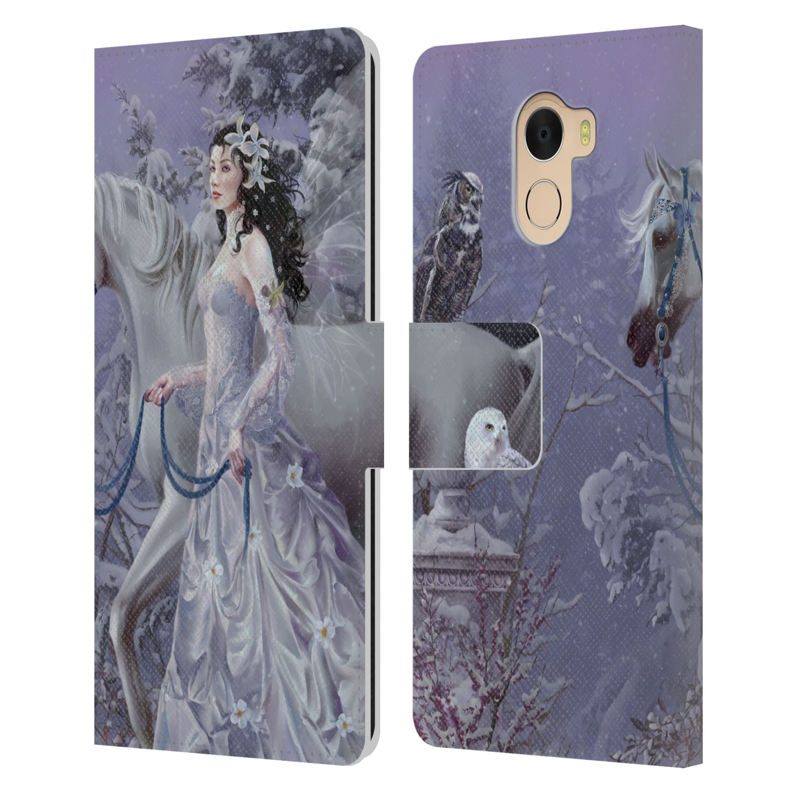 OFFICIAL NENE THOMAS WINTER HAS BEGUN LEATHER BOOK CASE FOR WILEYFOX & ESSENTIAL - 第 14/14 張圖片