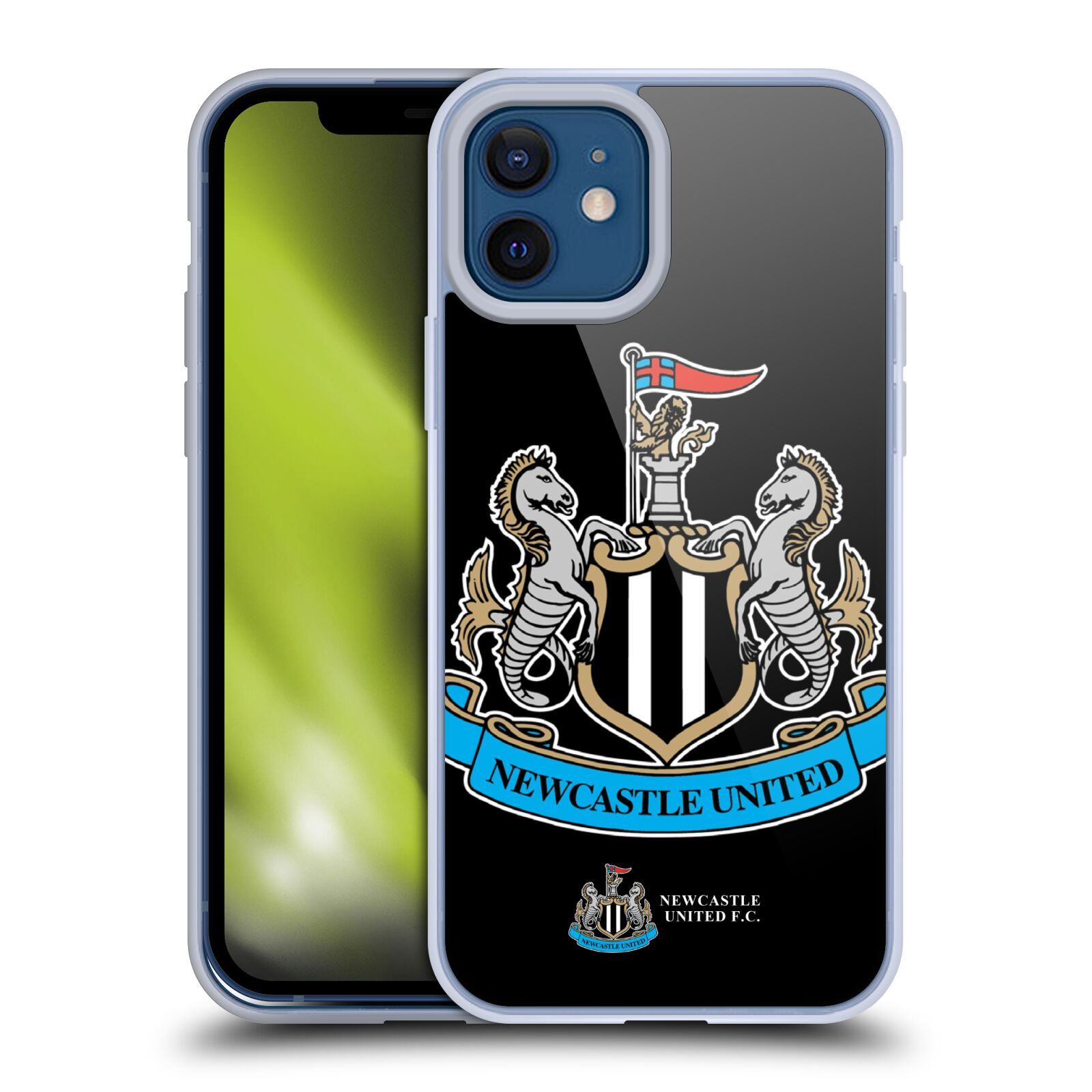 NEWCASTLE UNITED FC NUFC 2017/18 CREST PATTERNS GEL CASE FOR APPLE