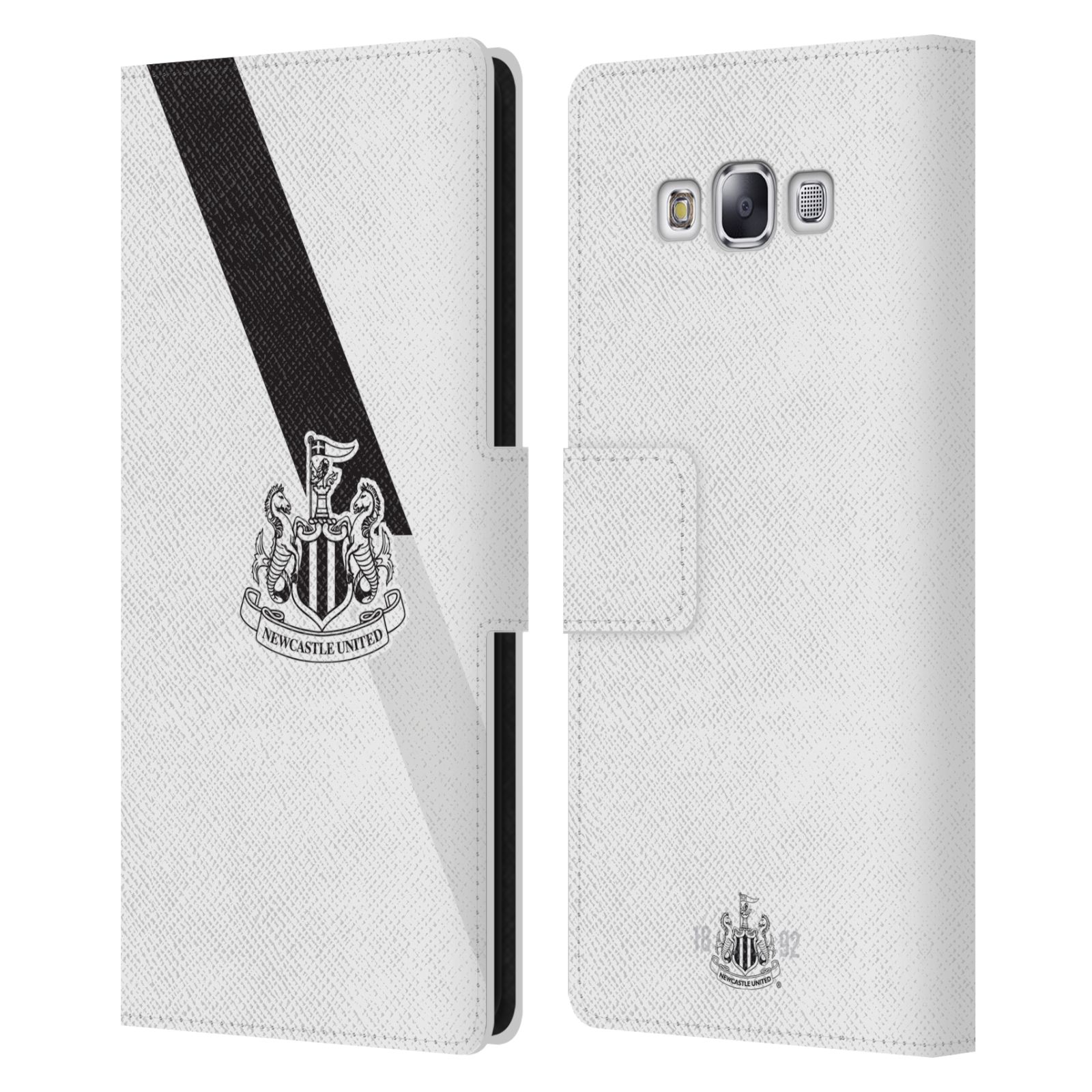 Official Newcastle United FC NUFC Home 2020/21 Crest Kit Leather Book Wallet Case Cover Compatible For Samsung Galaxy S10 5G