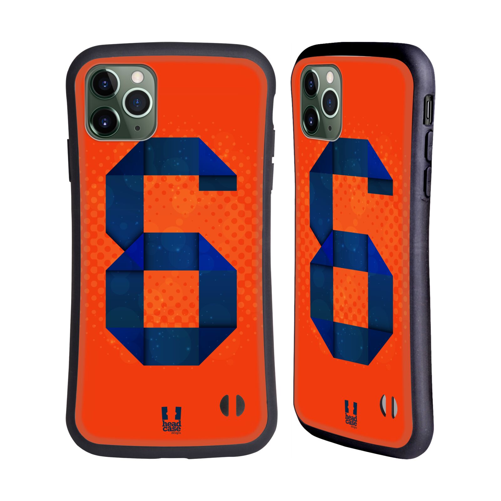 CUSTODIA HEAD CASE DESIGNS I AM NUMBER HYBRID PER TELEFONI APPLE iPHONES - Foto 10 di 12