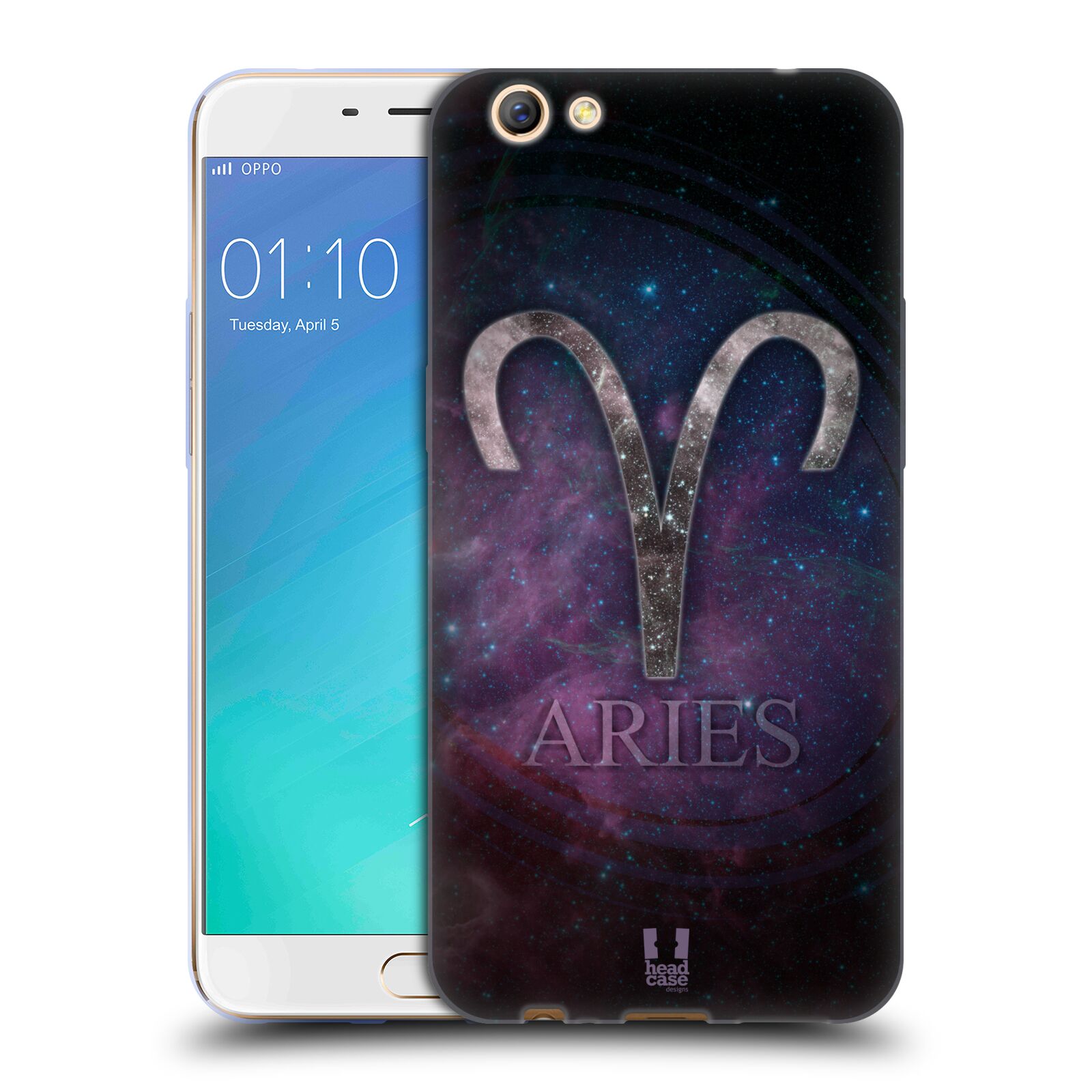 FUNDA HEAD CASE DESIGNS CON DIBUJO DE NEBULOSA ZODIACO PARA TELÉFONOS OPPO - Imagen 9 de 18