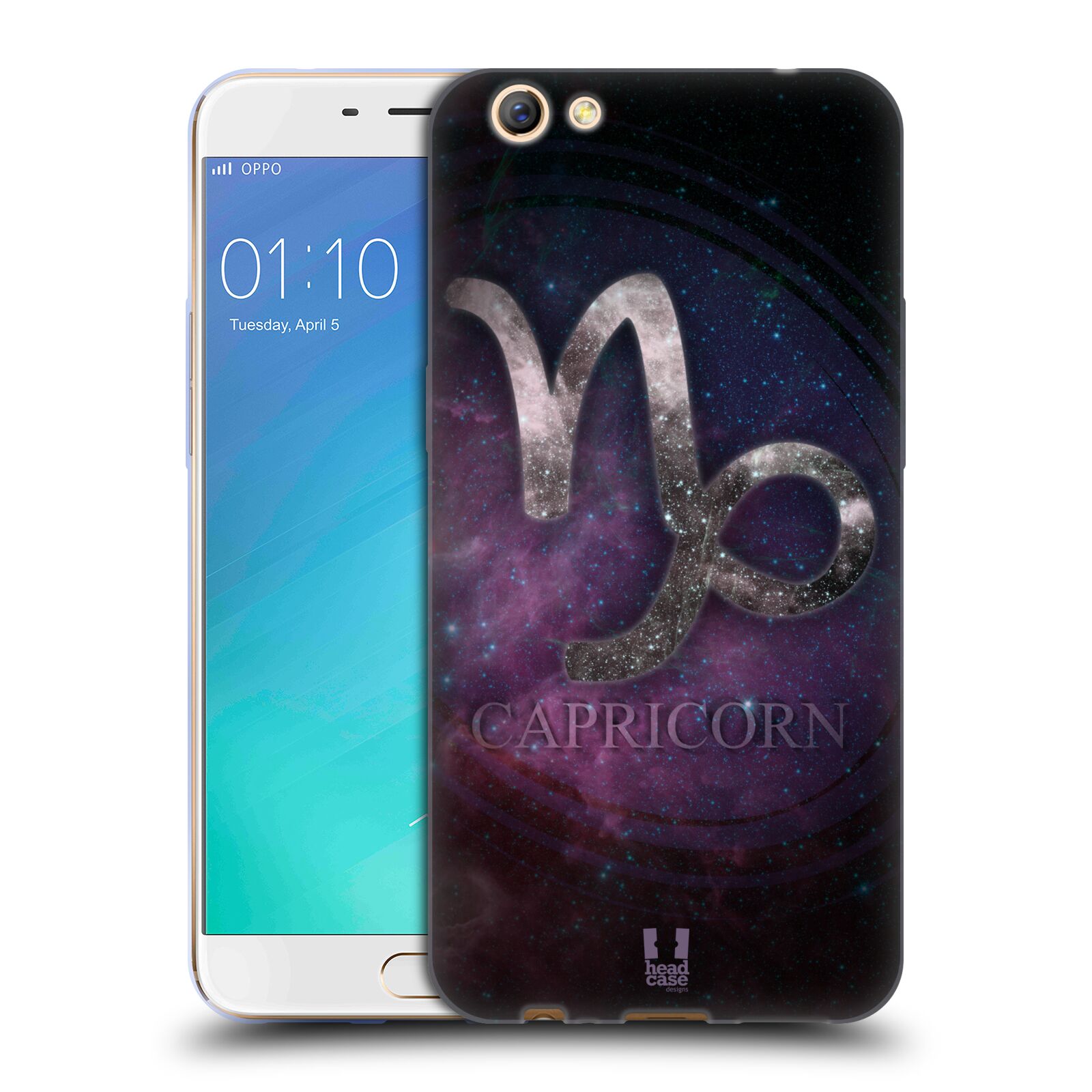 FUNDA HEAD CASE DESIGNS CON DIBUJO DE NEBULOSA ZODIACO PARA TELÉFONOS OPPO - Imagen 11 de 18