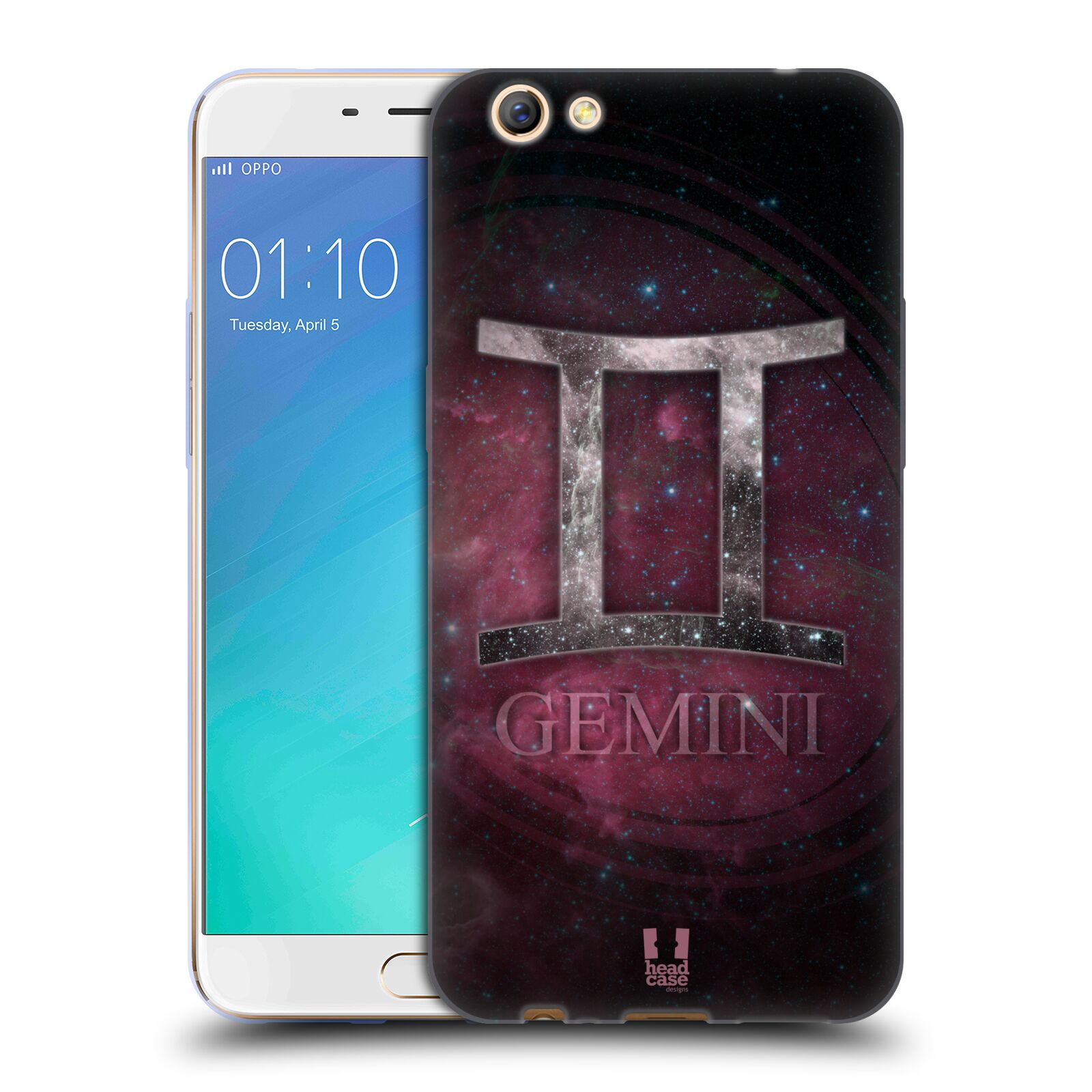 FUNDA HEAD CASE DESIGNS CON DIBUJO DE NEBULOSA ZODIACO PARA TELÉFONOS OPPO - Imagen 12 de 18