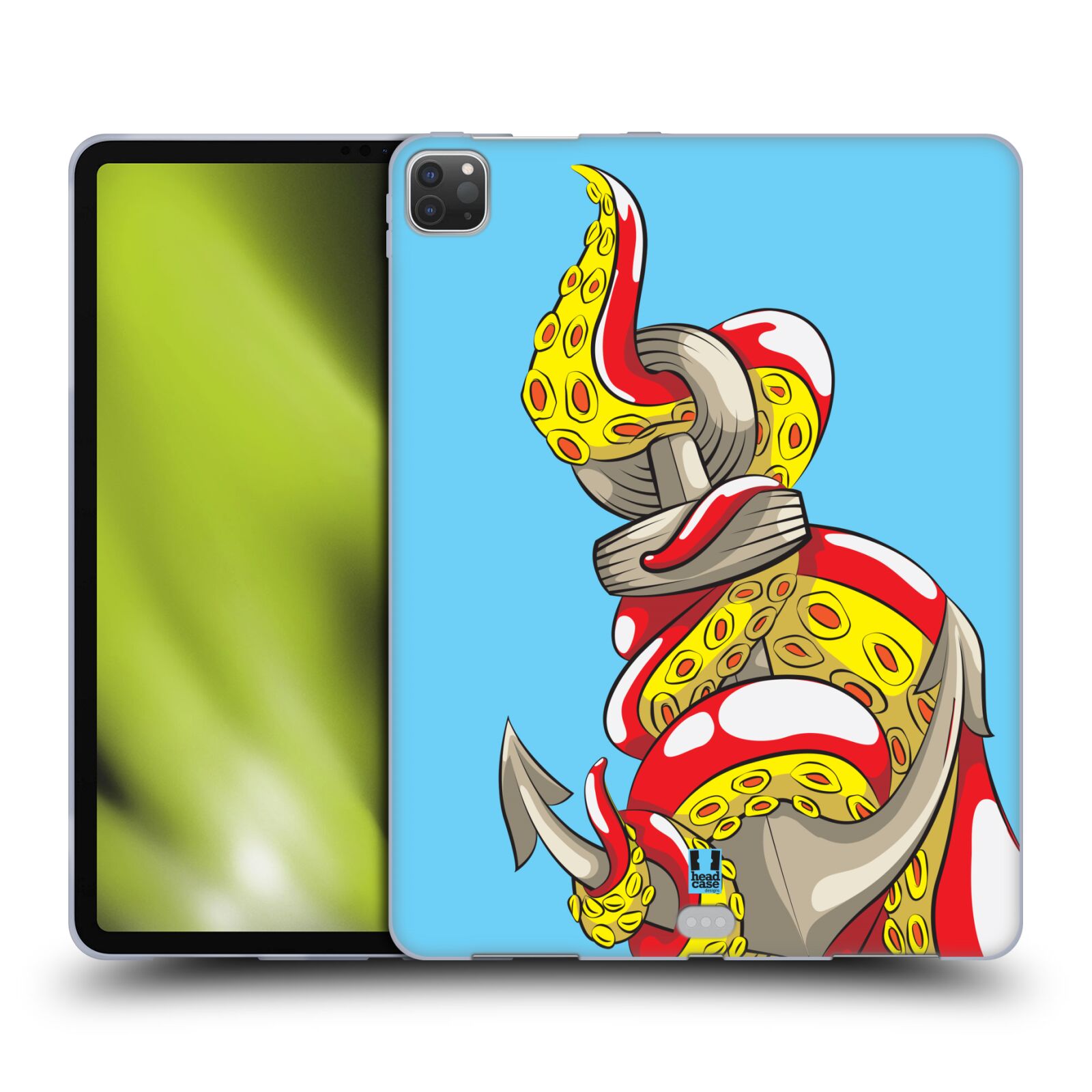 FUNDA HEAD CASE DESIGNS CON DIBUJO DE GEL SUAVE OCTOFUSS PARA SAMSUNG KINDLE APPLE - Imagen 8 de 11