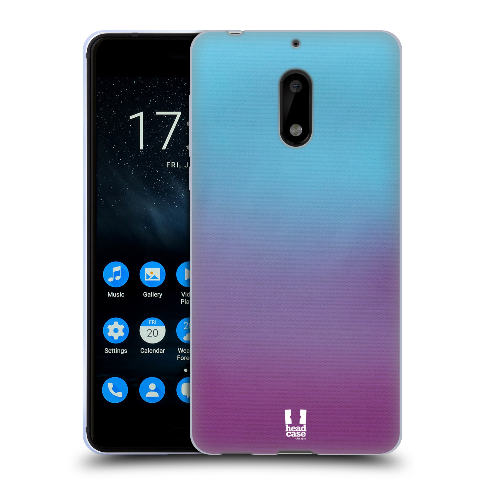 FUNDA HEAD CASE DESIGNS CON DIBUJO DE GEL SUAVE OMBRE PARA TELÉFONOS NOKIA 1 - Imagen 9 de 10